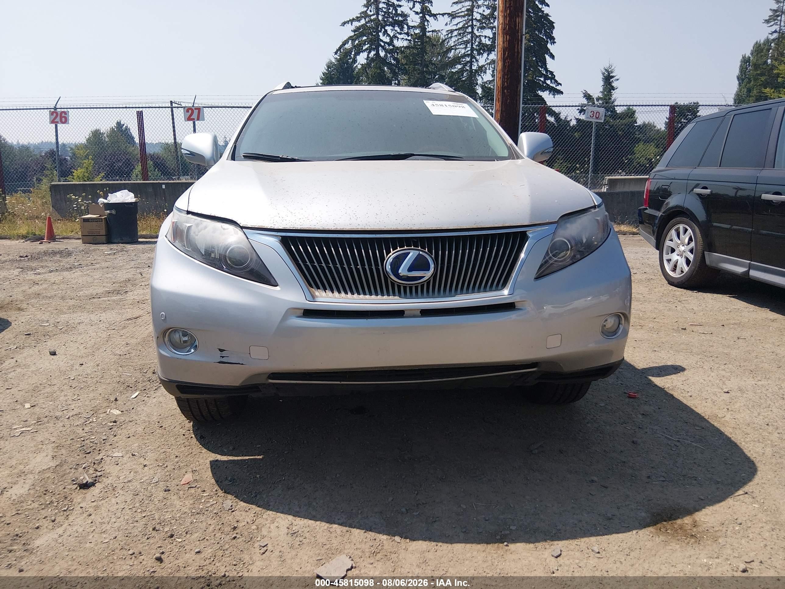 2011 Lexus Rx 450h   Серебряный vin: JTJBC1BA3B2421548