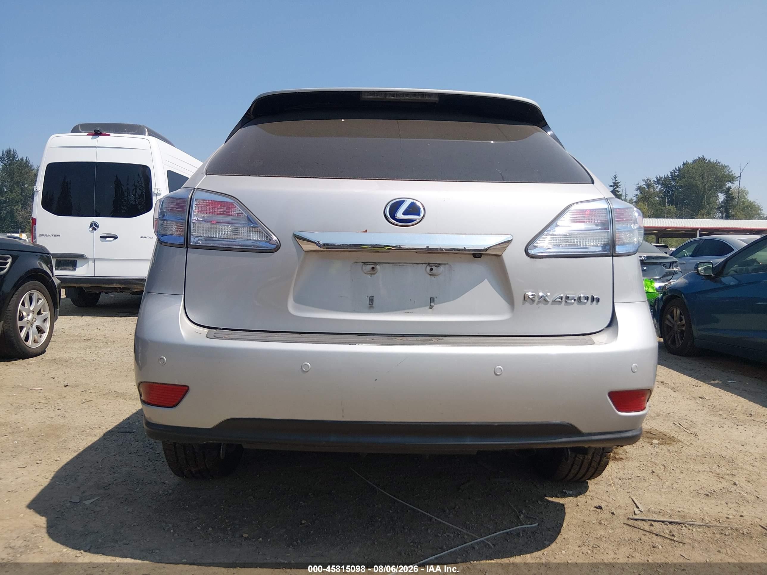 2011 Lexus Rx 450h   Серебряный vin: JTJBC1BA3B2421548