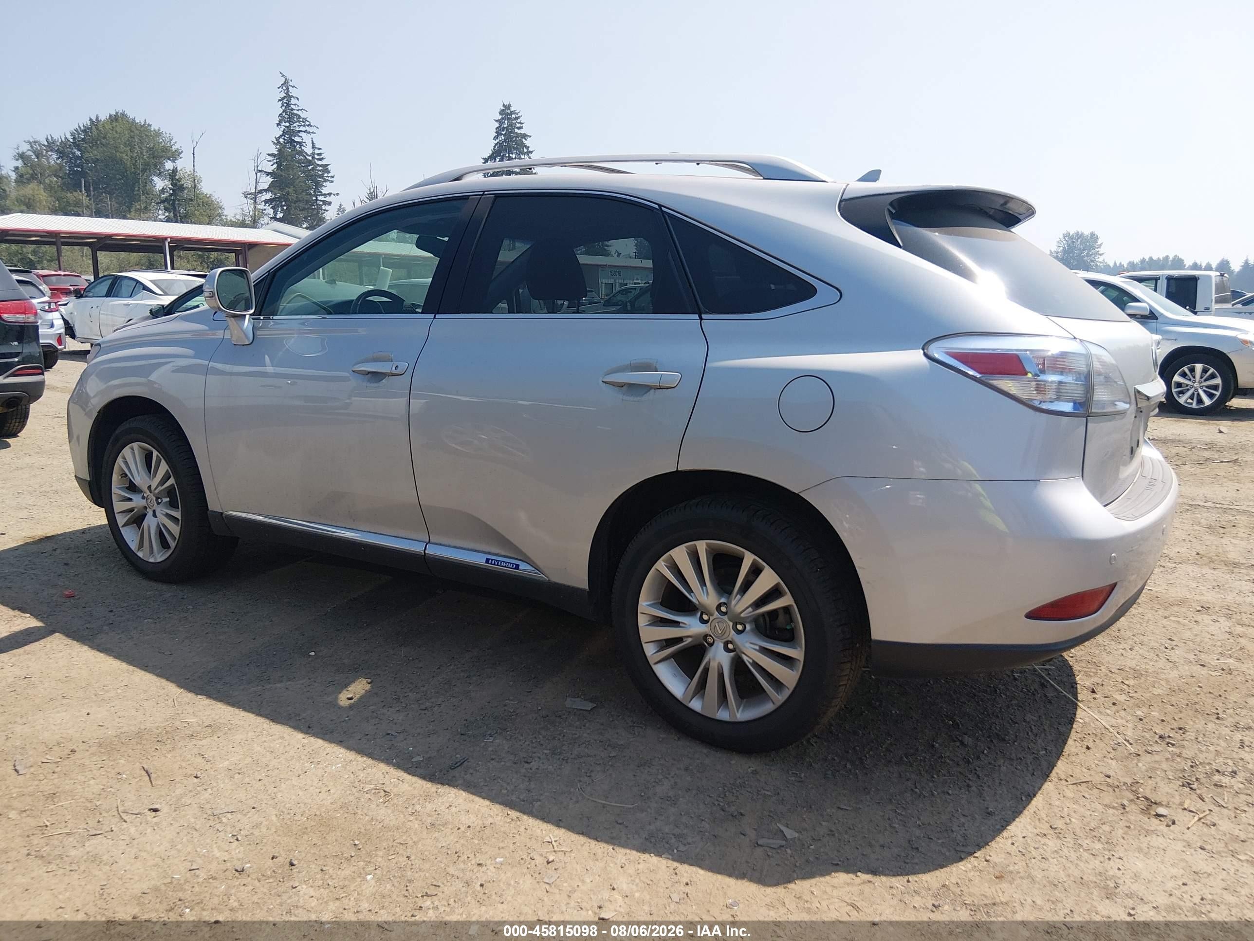 2011 Lexus Rx 450h   Серебряный vin: JTJBC1BA3B2421548