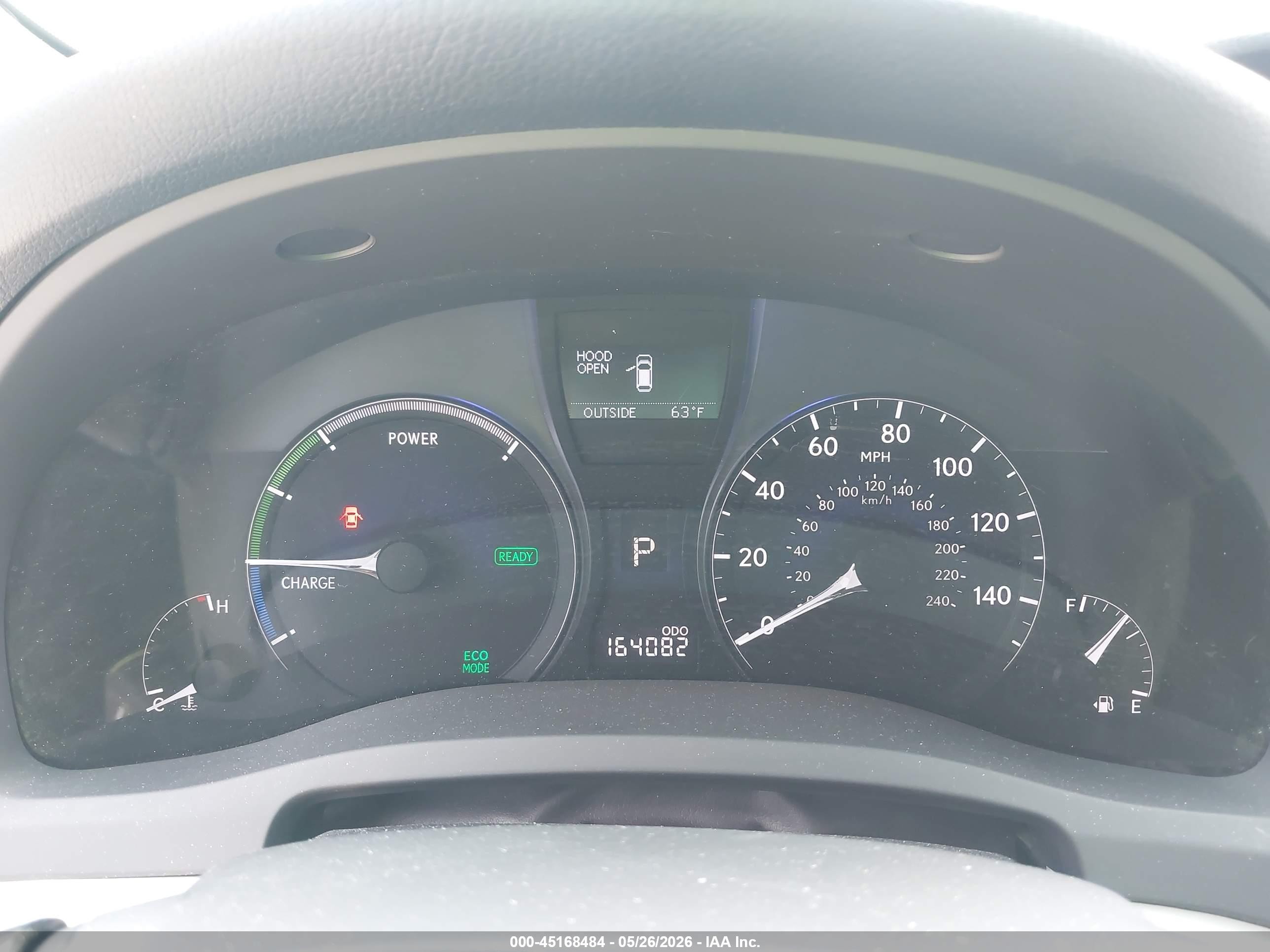 2012 Lexus Rx 450h Gray vin: JTJBC1BA3C2426055