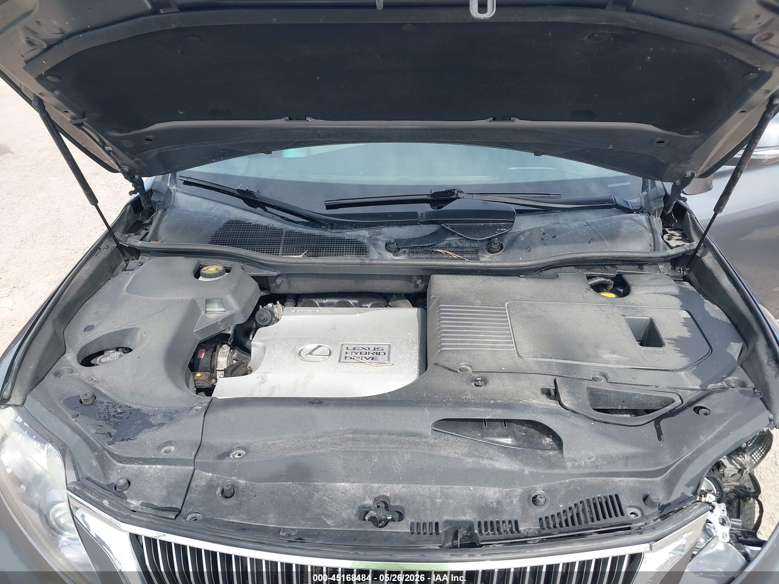 2012 Lexus Rx 450h Gray vin: JTJBC1BA3C2426055