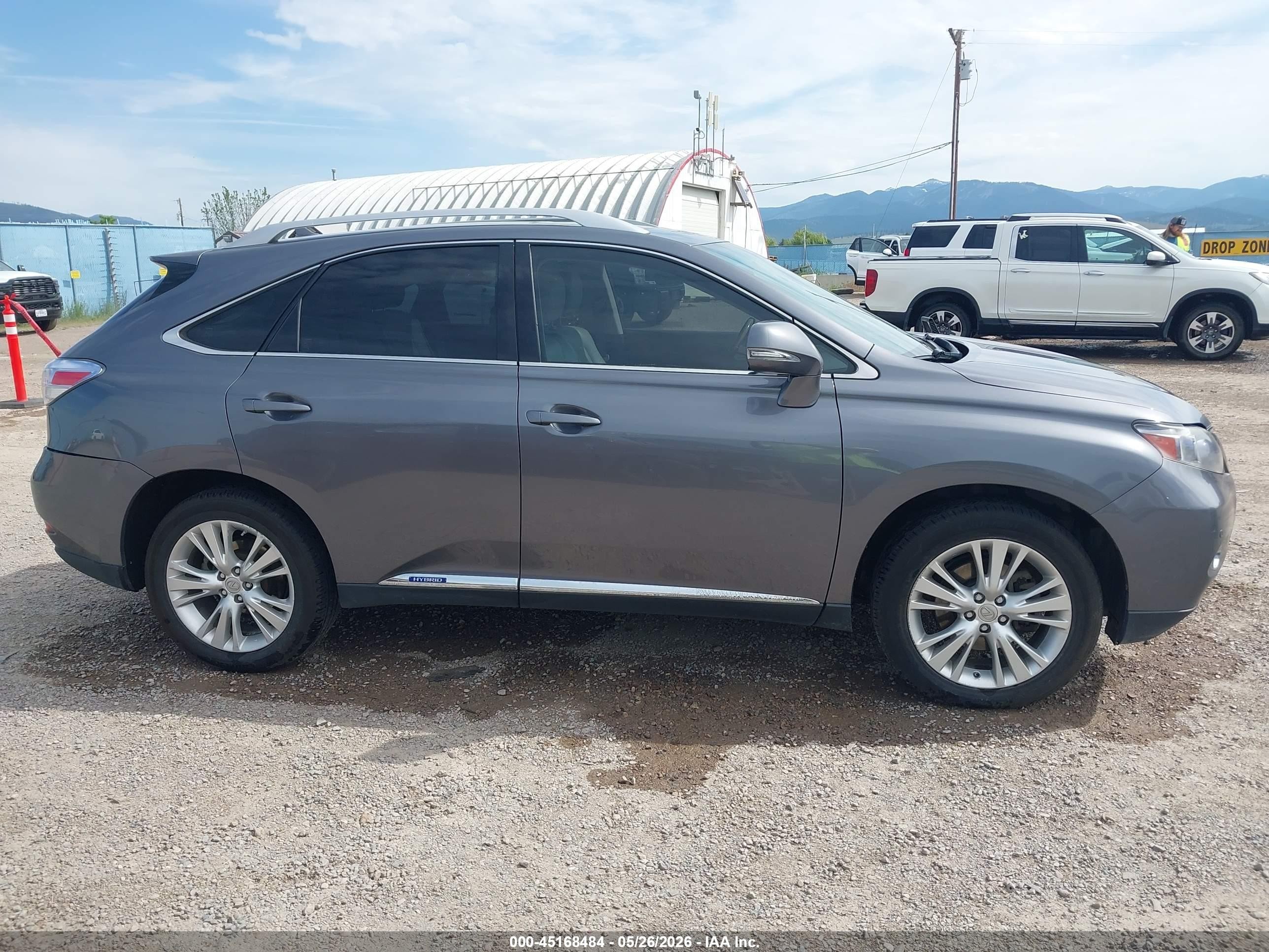2012 Lexus Rx 450h Gray vin: JTJBC1BA3C2426055