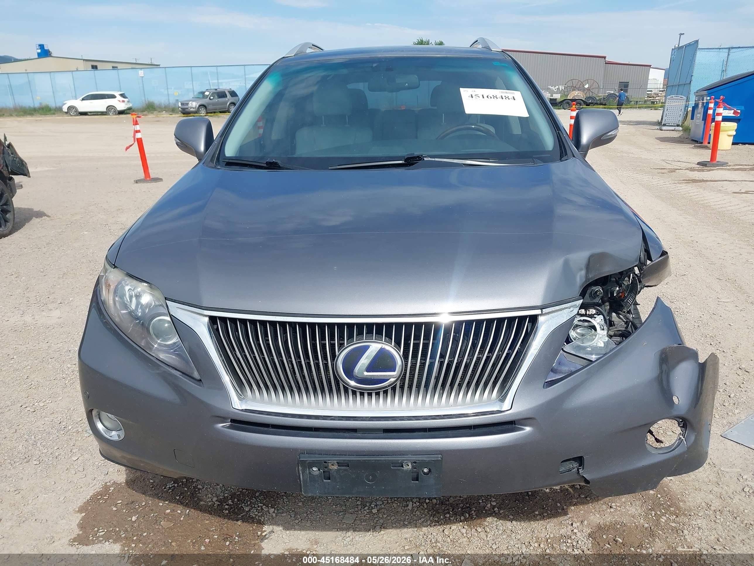 2012 Lexus Rx 450h Gray vin: JTJBC1BA3C2426055