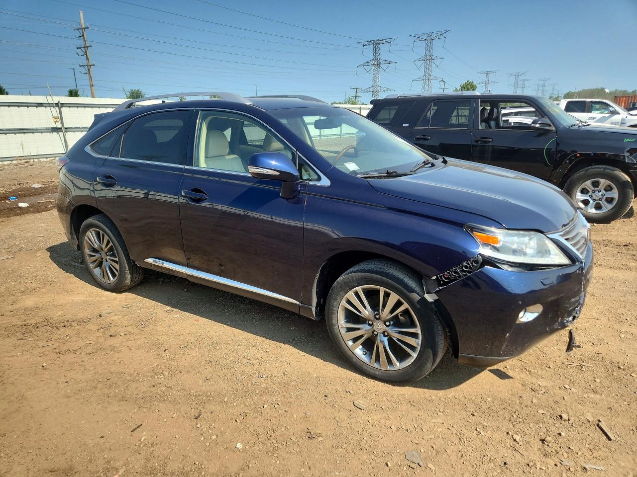 2013 Lexus Rx 450h Blue vin: JTJBC1BA3D2054993