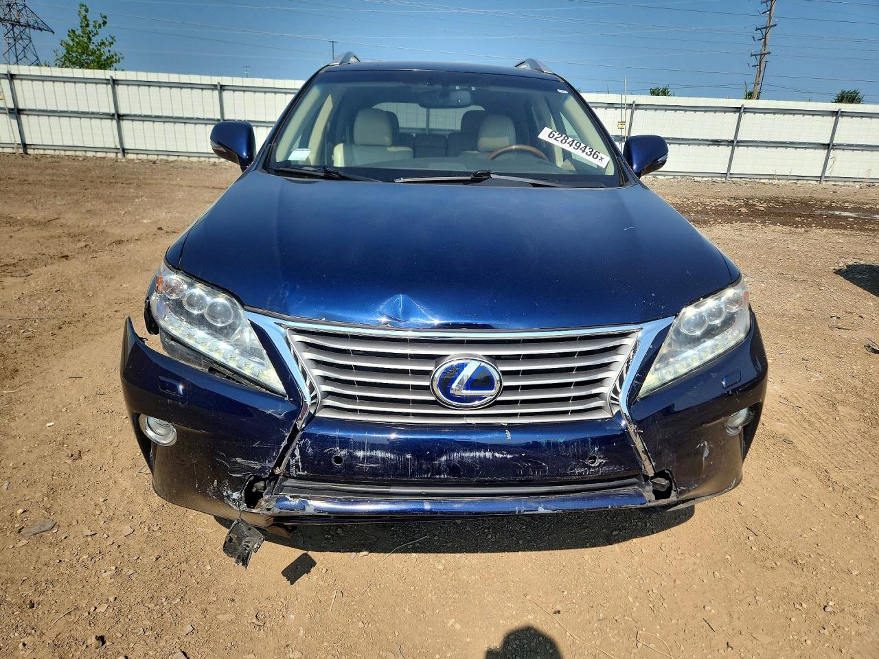 2013 Lexus Rx 450h Blue vin: JTJBC1BA3D2054993
