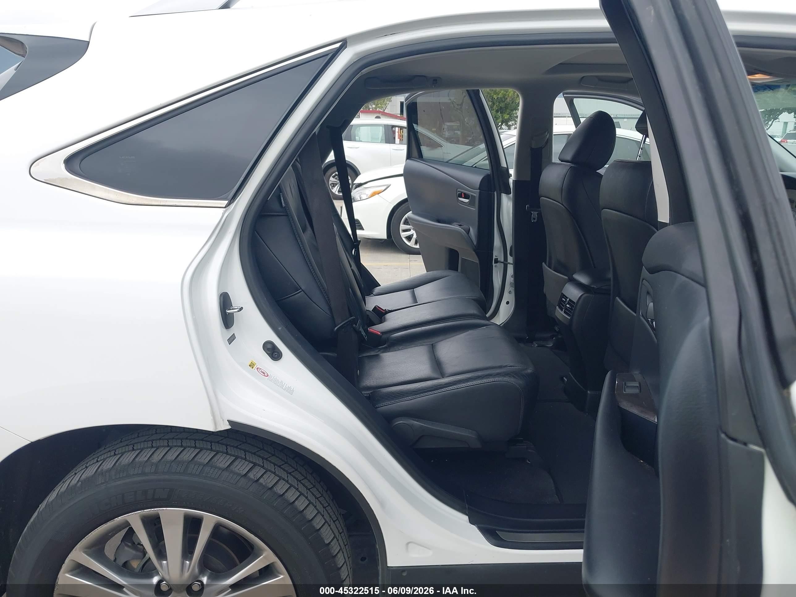 2013 Lexus Rx 450h   White vin: JTJBC1BA3D2436327