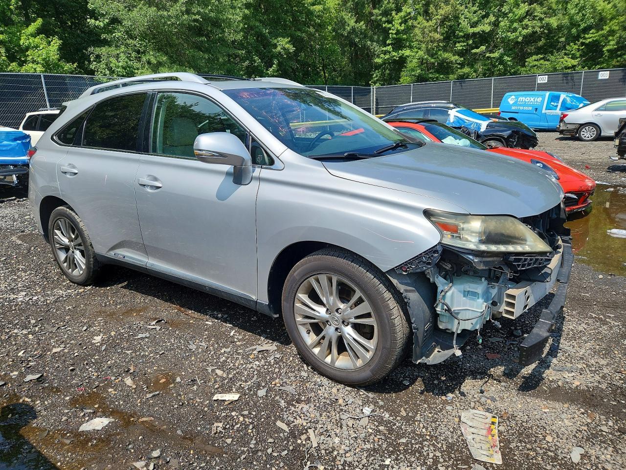 2013 Lexus Rx 450h Серебряный vin: JTJBC1BA3D2441219
