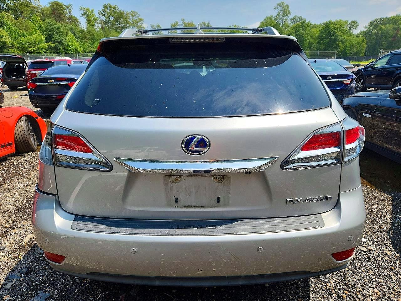 2013 Lexus Rx 450h Серебряный vin: JTJBC1BA3D2441219