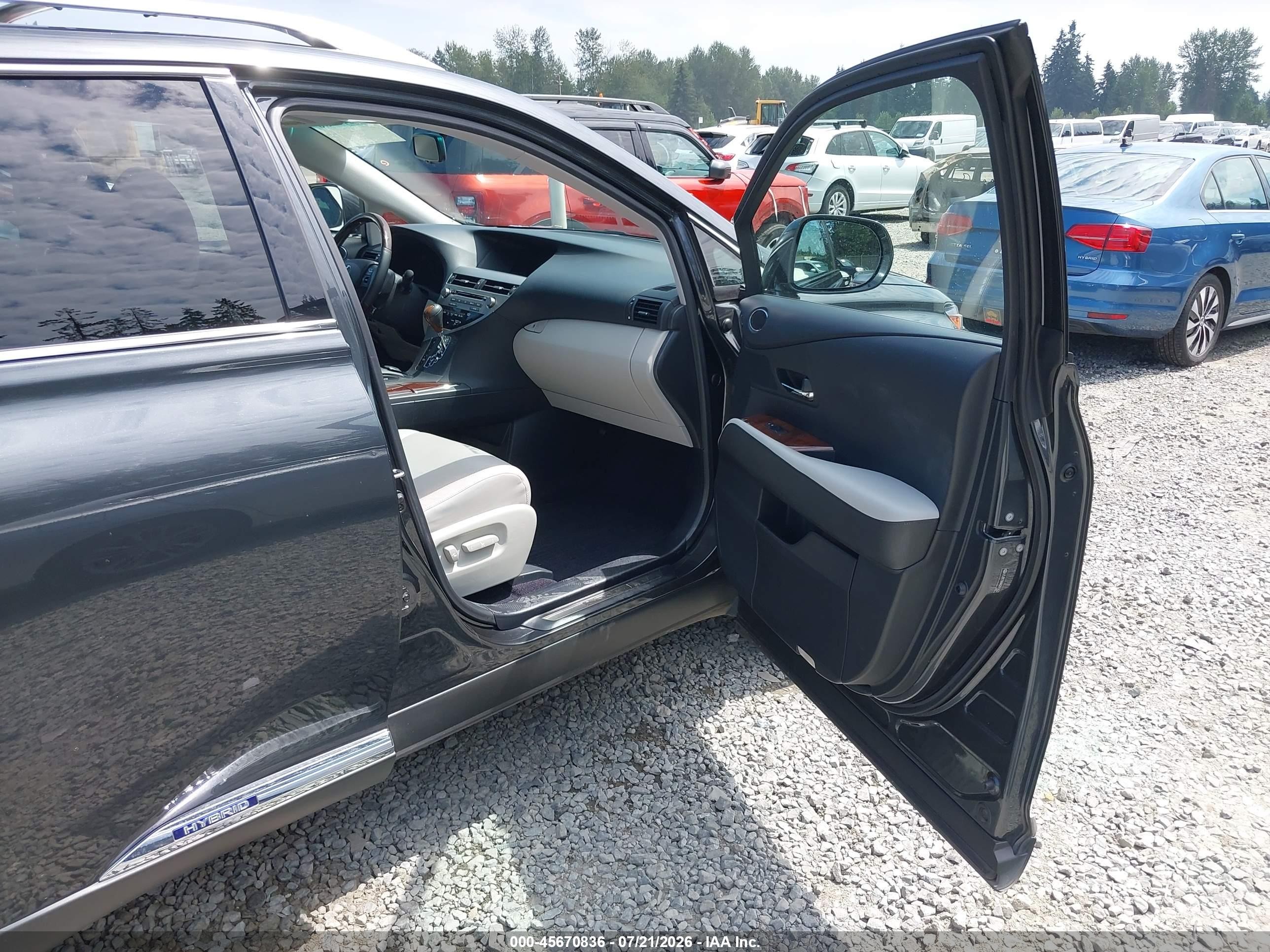 2010 Lexus Rx 450h   Black vin: JTJBC1BA4A2011632