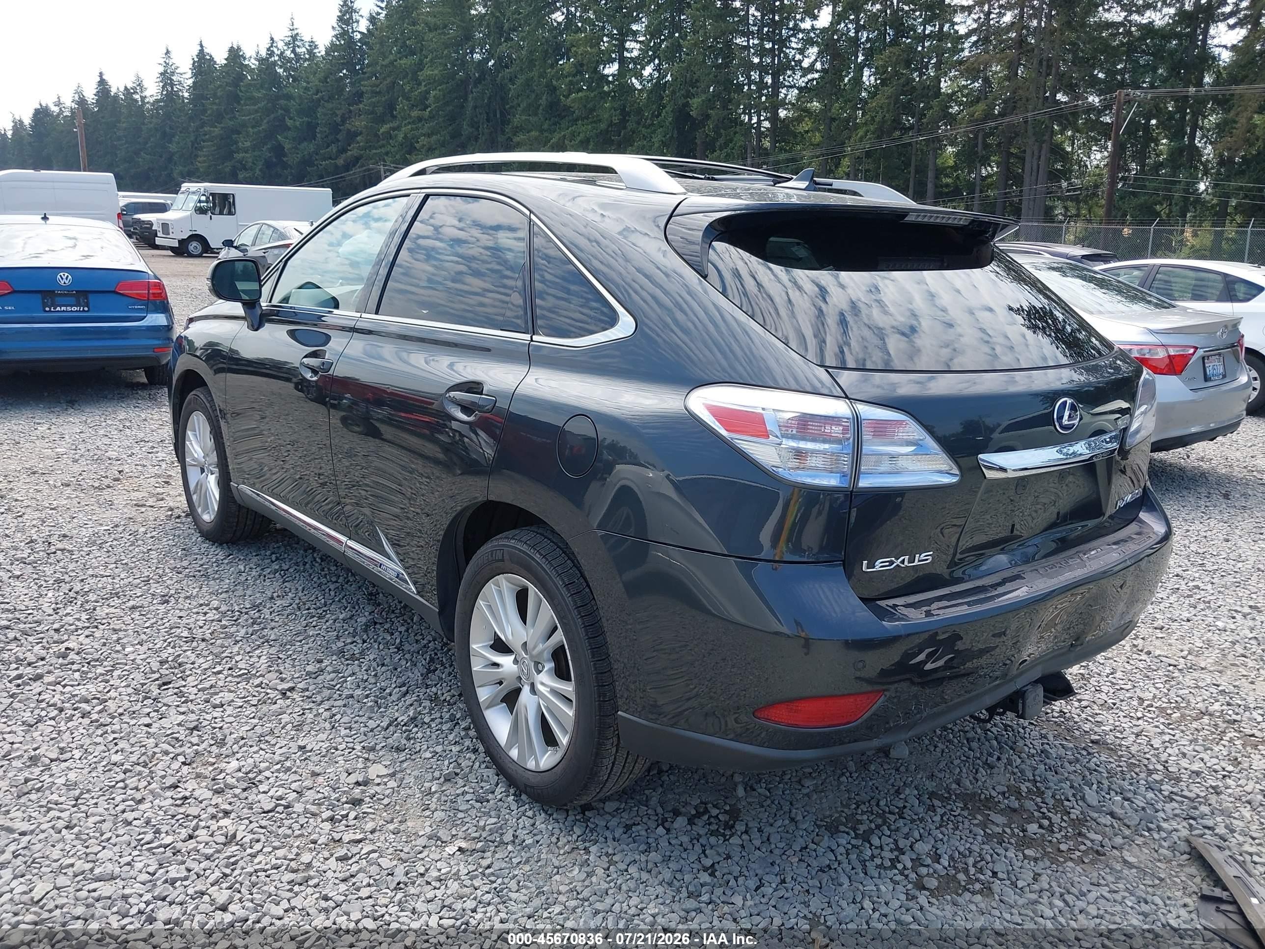 2010 Lexus Rx 450h   Black vin: JTJBC1BA4A2011632