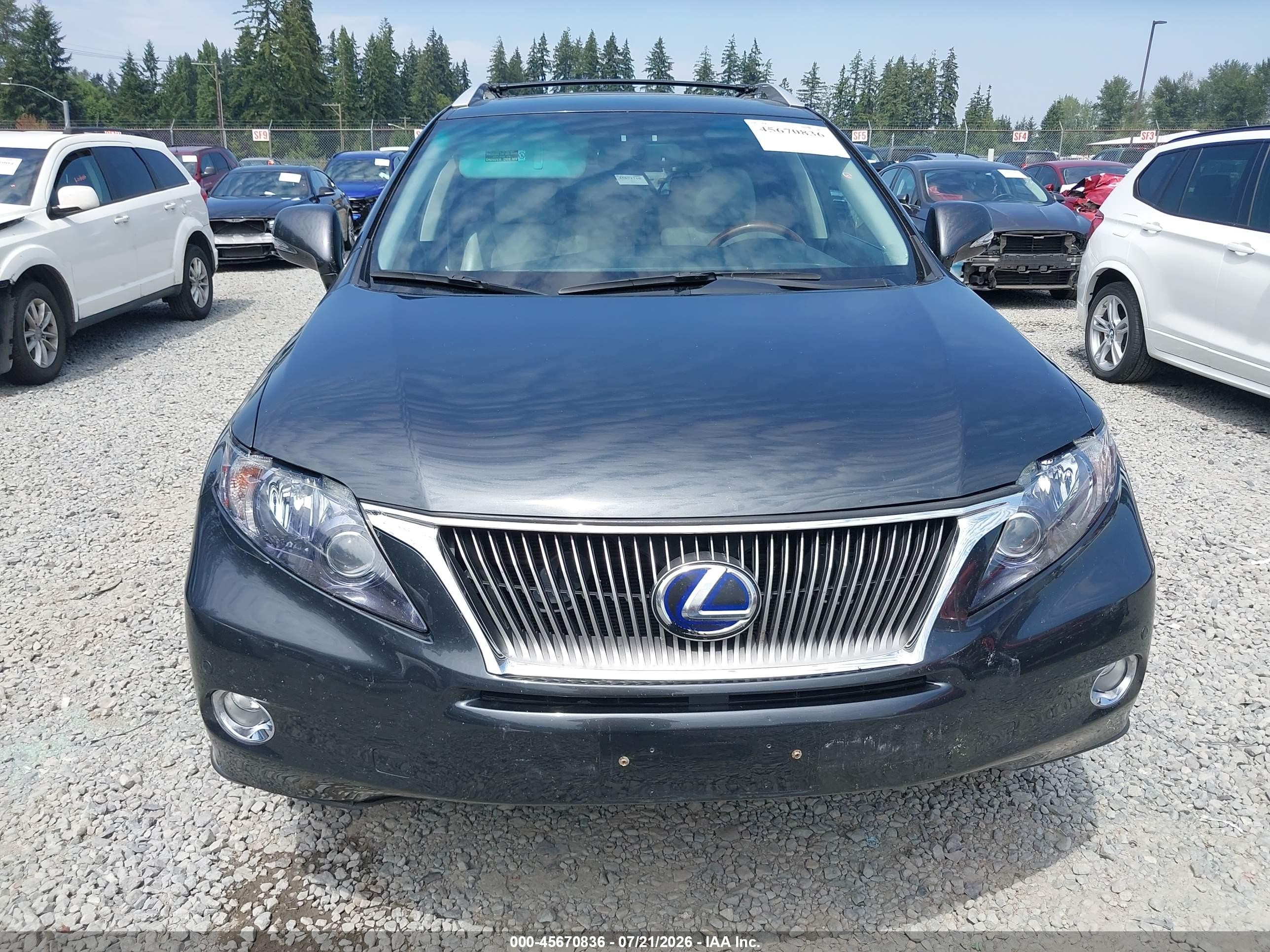 2010 Lexus Rx 450h   Black vin: JTJBC1BA4A2011632