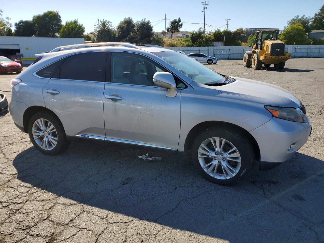 2010 Lexus Rx 450h Silver vin: JTJBC1BA4A2016300