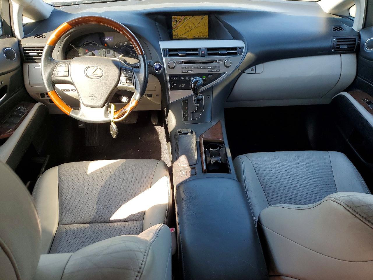 2010 Lexus Rx 450h Silver vin: JTJBC1BA4A2016300