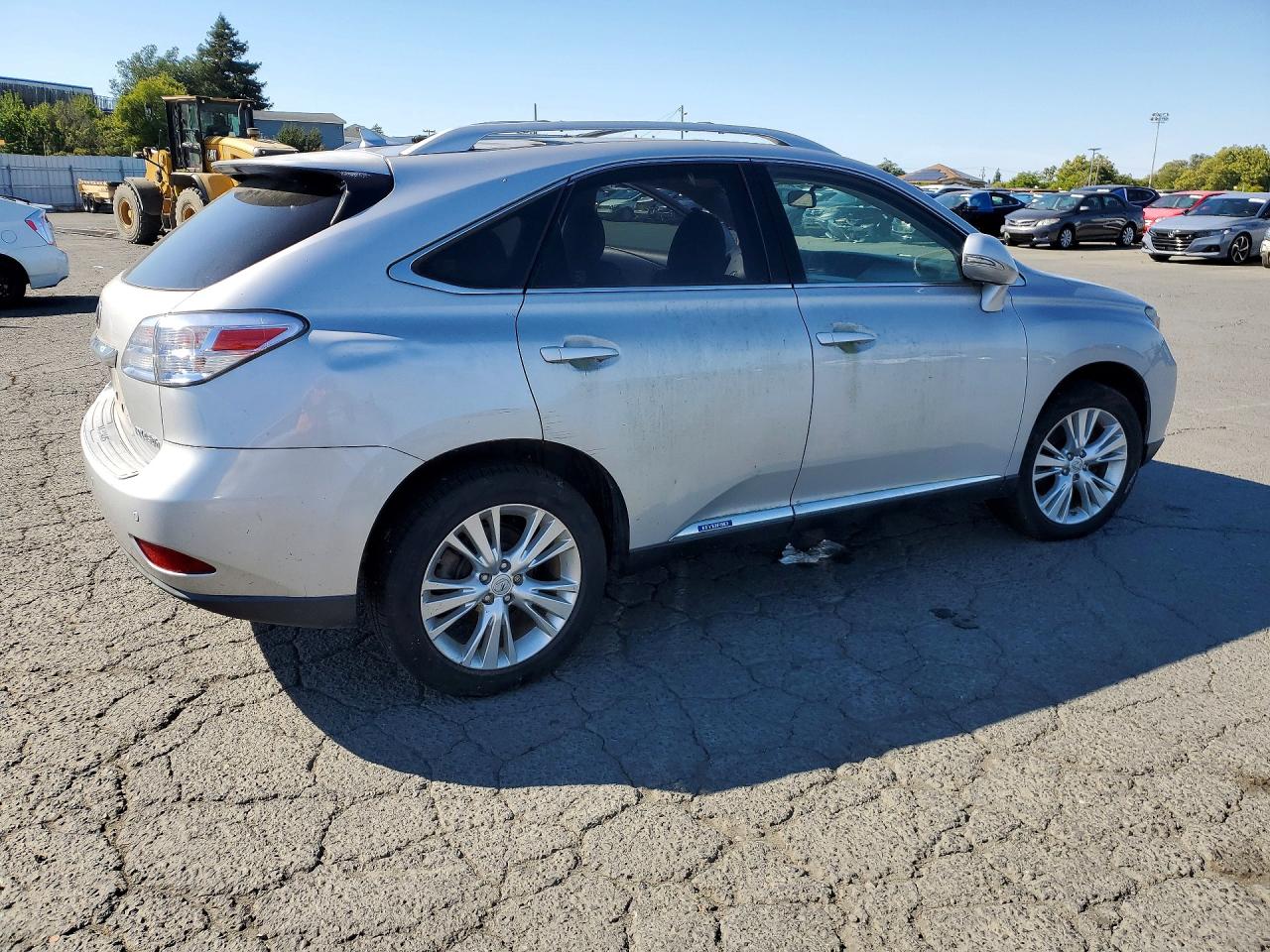 2010 Lexus Rx 450h Silver vin: JTJBC1BA4A2016300