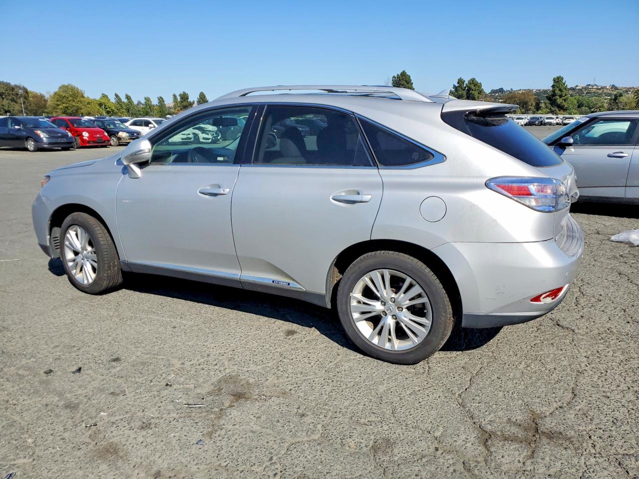 2010 Lexus Rx 450h Silver vin: JTJBC1BA4A2016300