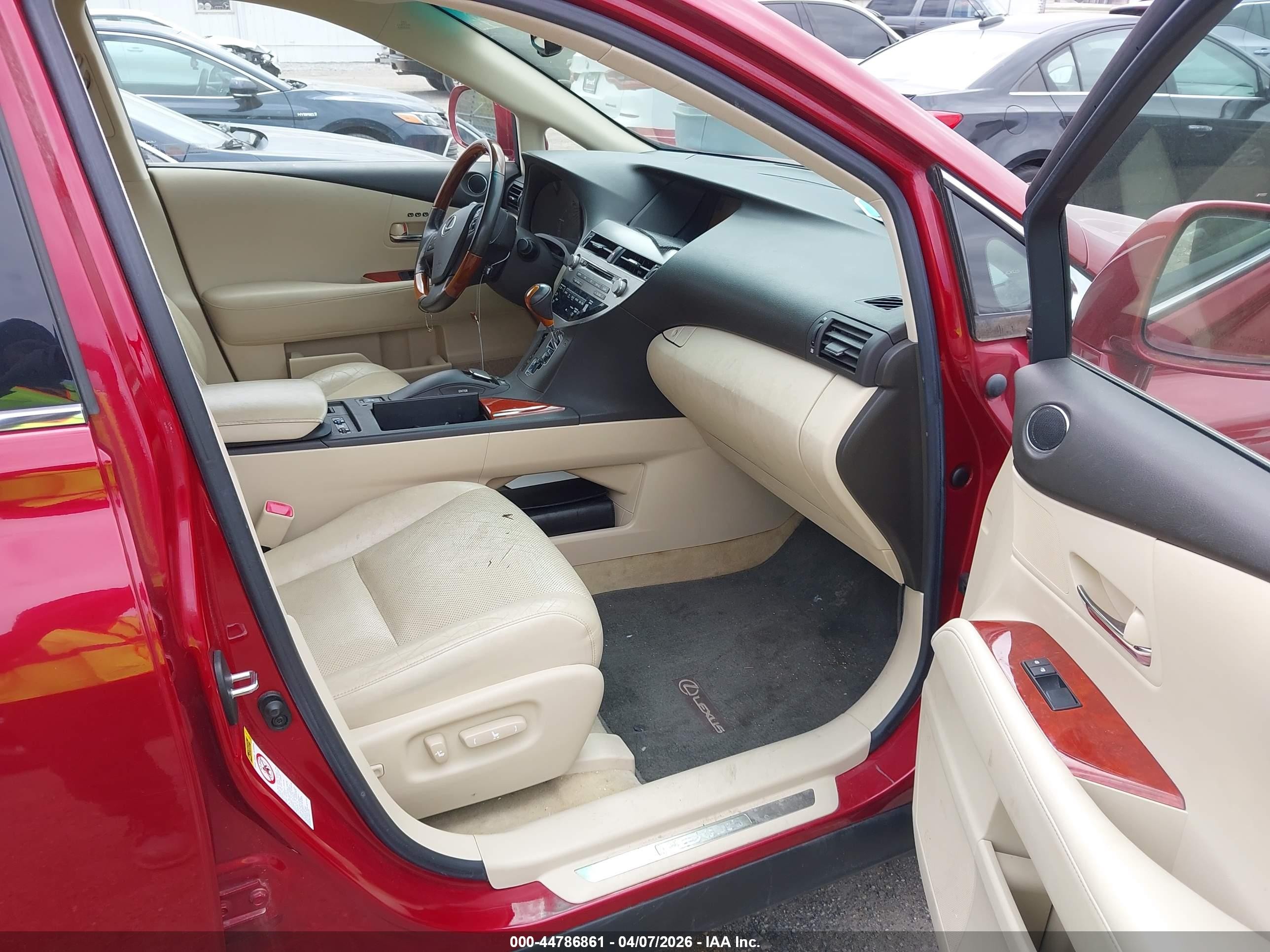 2010 Lexus Rx 450h   Red vin: JTJBC1BA4A2019861