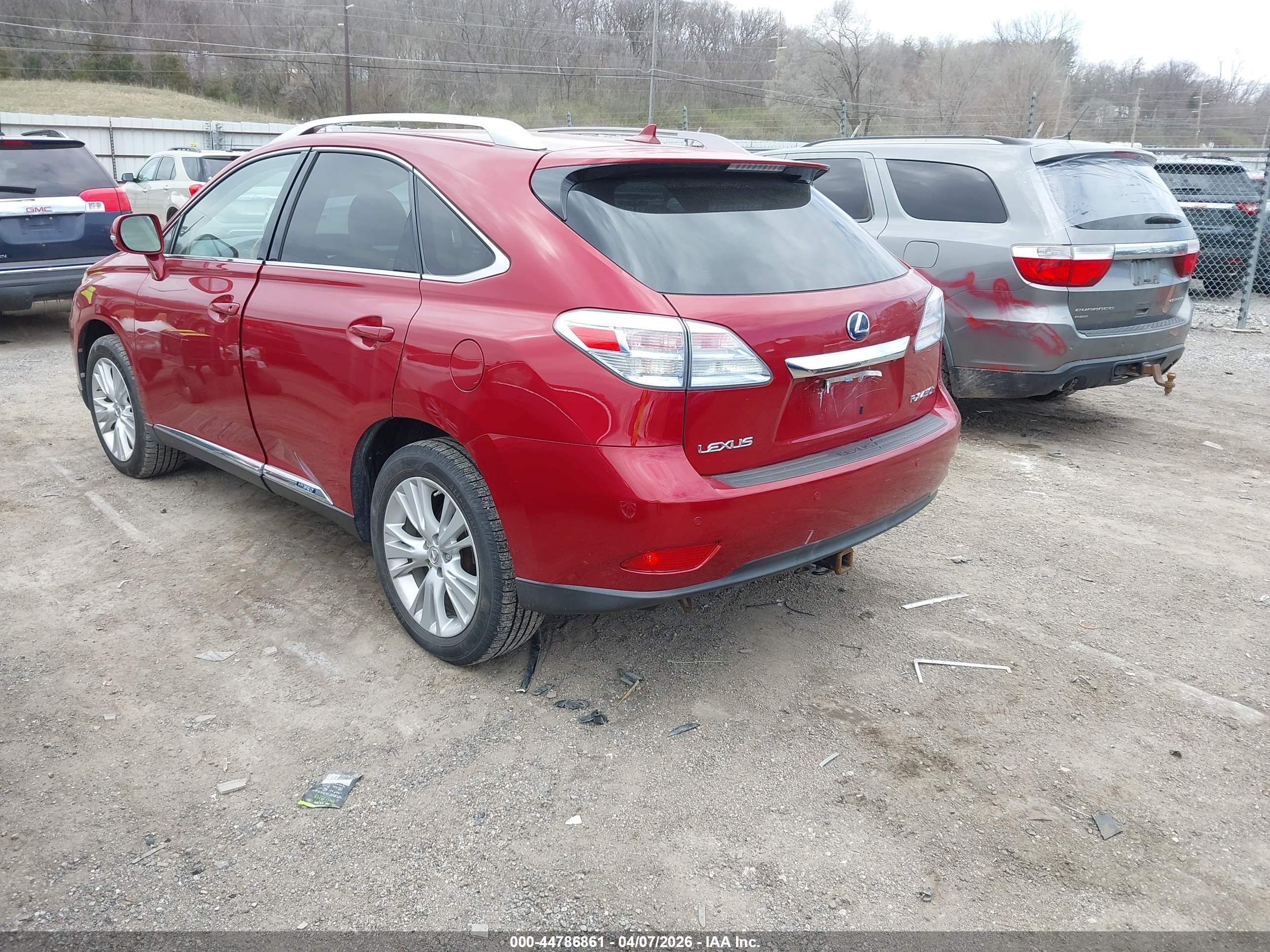 2010 Lexus Rx 450h   Red vin: JTJBC1BA4A2019861