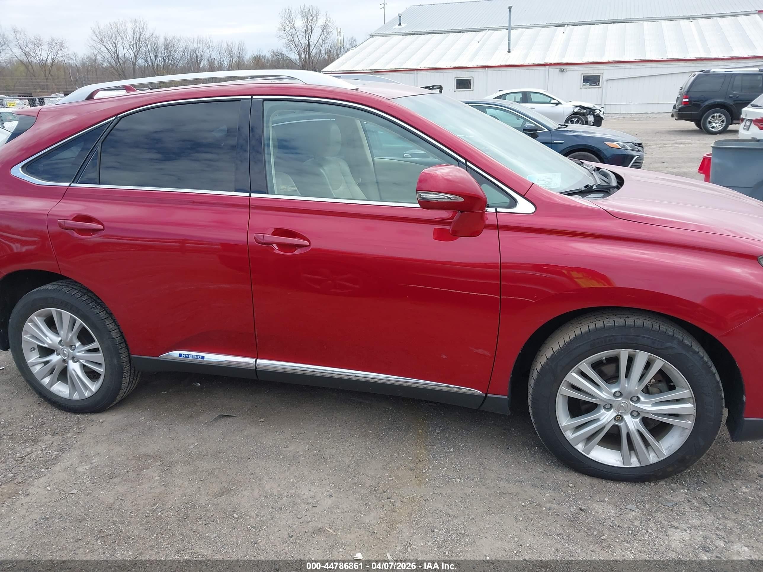 2010 Lexus Rx 450h   Red vin: JTJBC1BA4A2019861