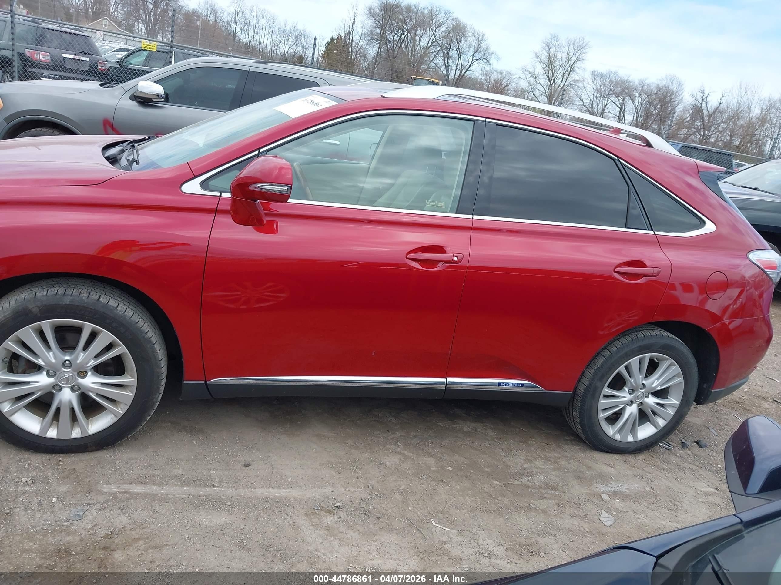 2010 Lexus Rx 450h   Red vin: JTJBC1BA4A2019861