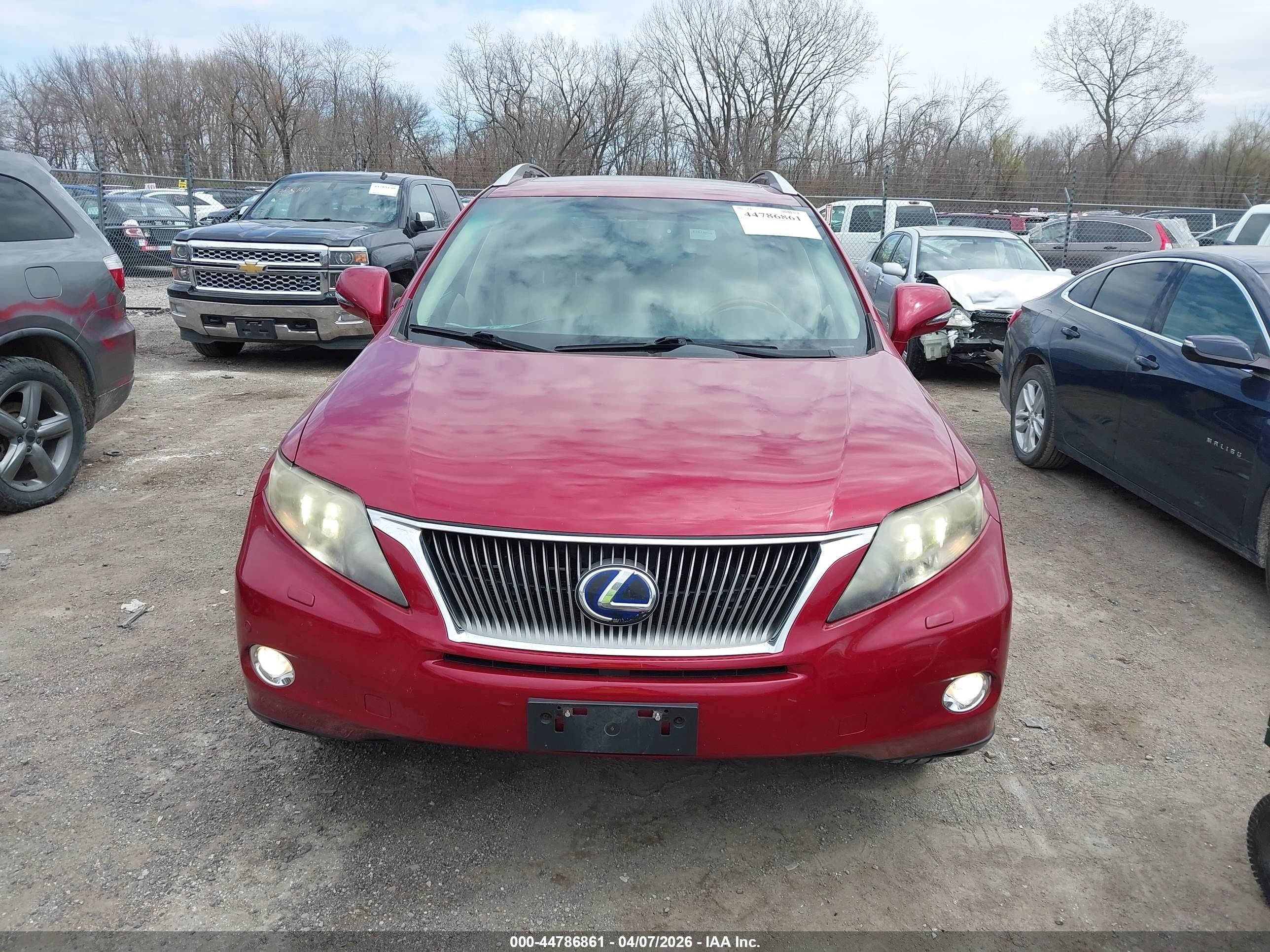 2010 Lexus Rx 450h   Red vin: JTJBC1BA4A2019861