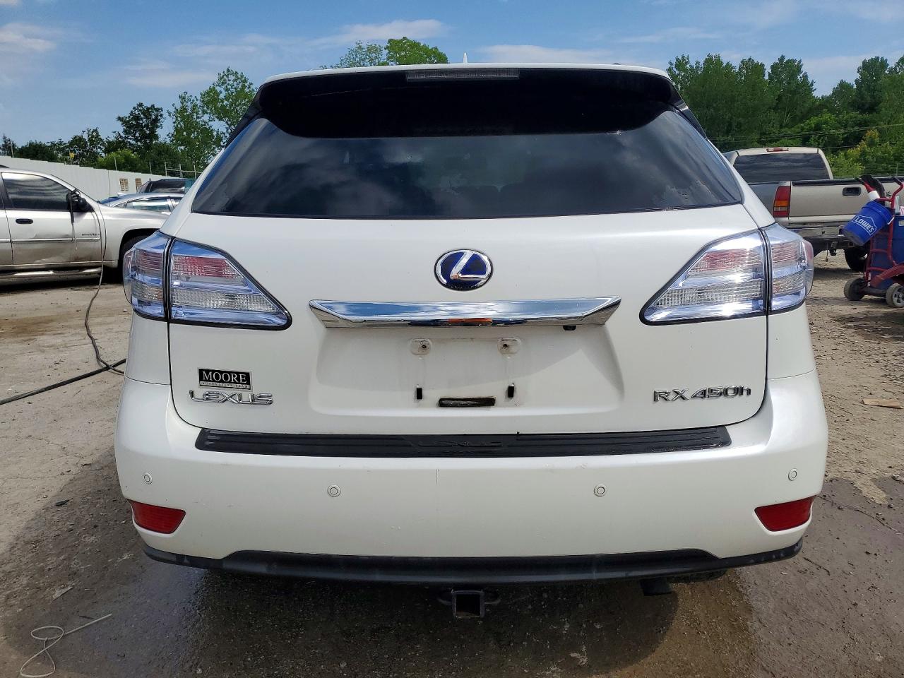 2010 Lexus Rx 450h Белый vin: JTJBC1BA4A2021173