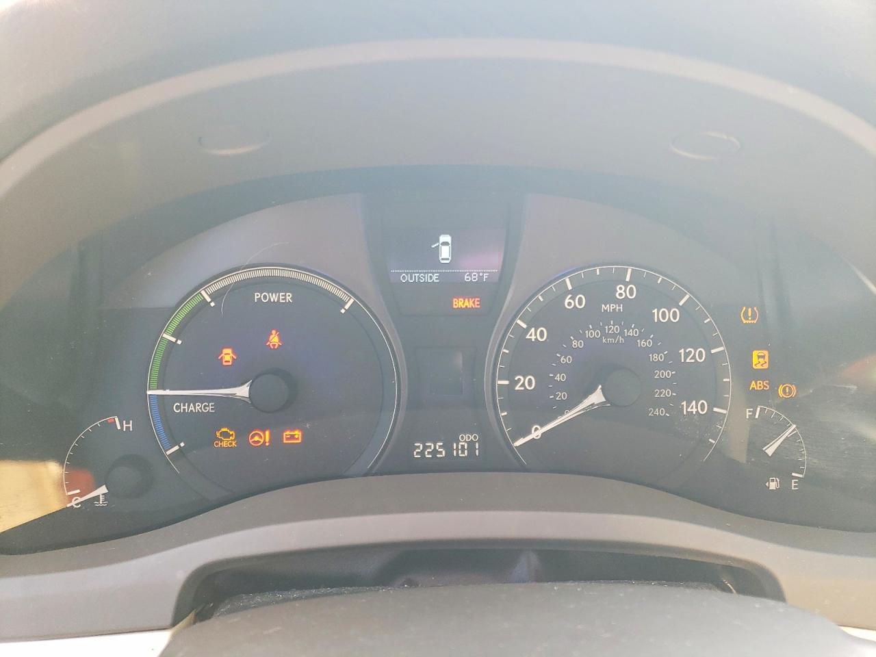 2010 Lexus Rx 450h Белый vin: JTJBC1BA4A2021173