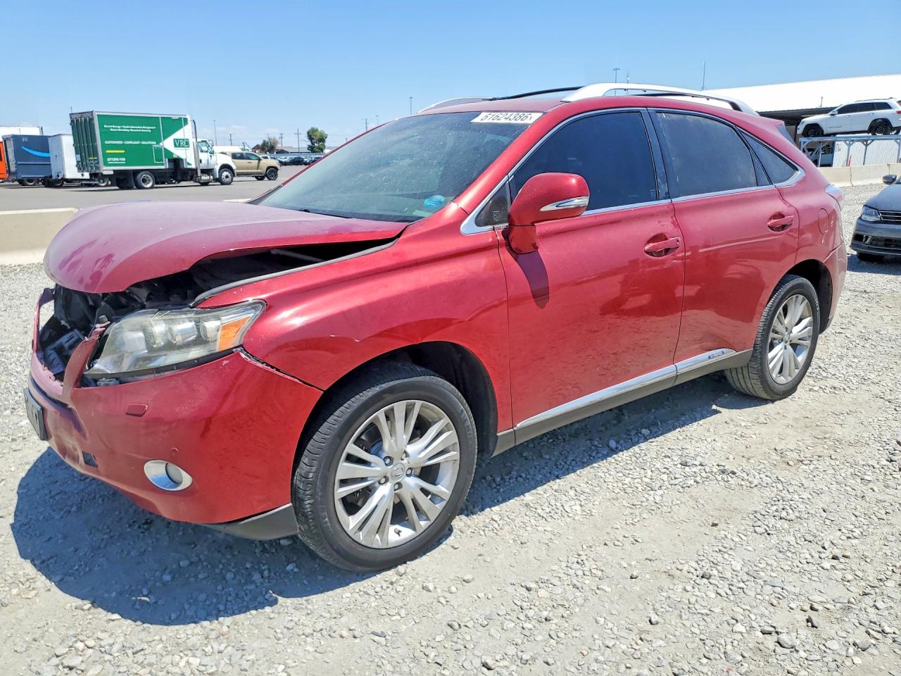 2010 Lexus Rx 450h Red vin: JTJBC1BA4A2022484