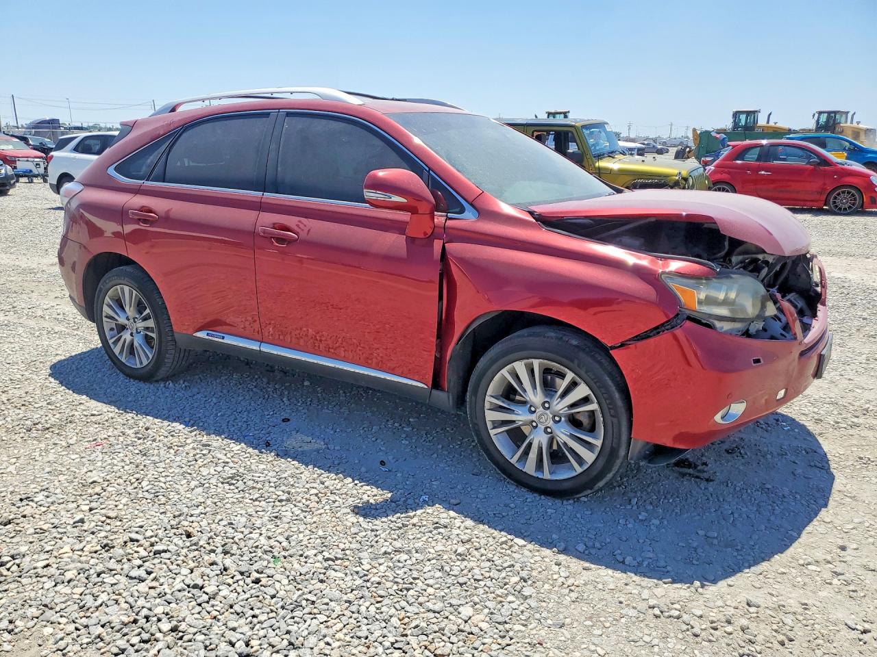 2010 Lexus Rx 450h Red vin: JTJBC1BA4A2022484