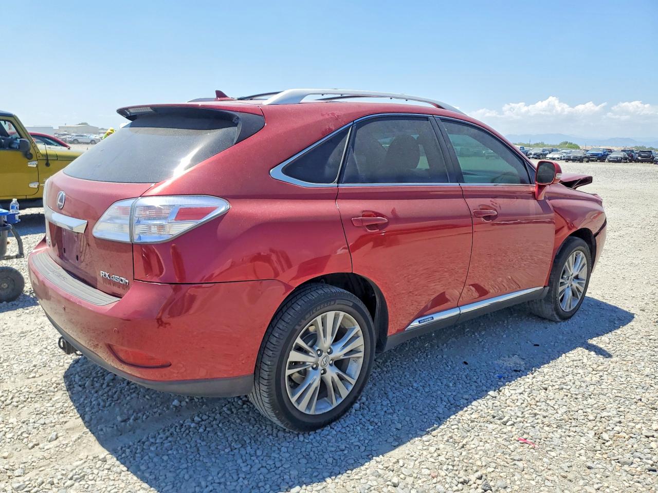 2010 Lexus Rx 450h Red vin: JTJBC1BA4A2022484