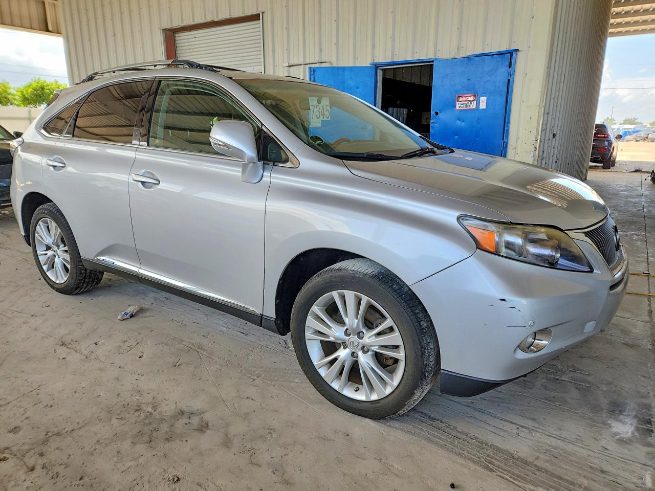 2010 Lexus Rx 450h Silver vin: JTJBC1BA4A2024977