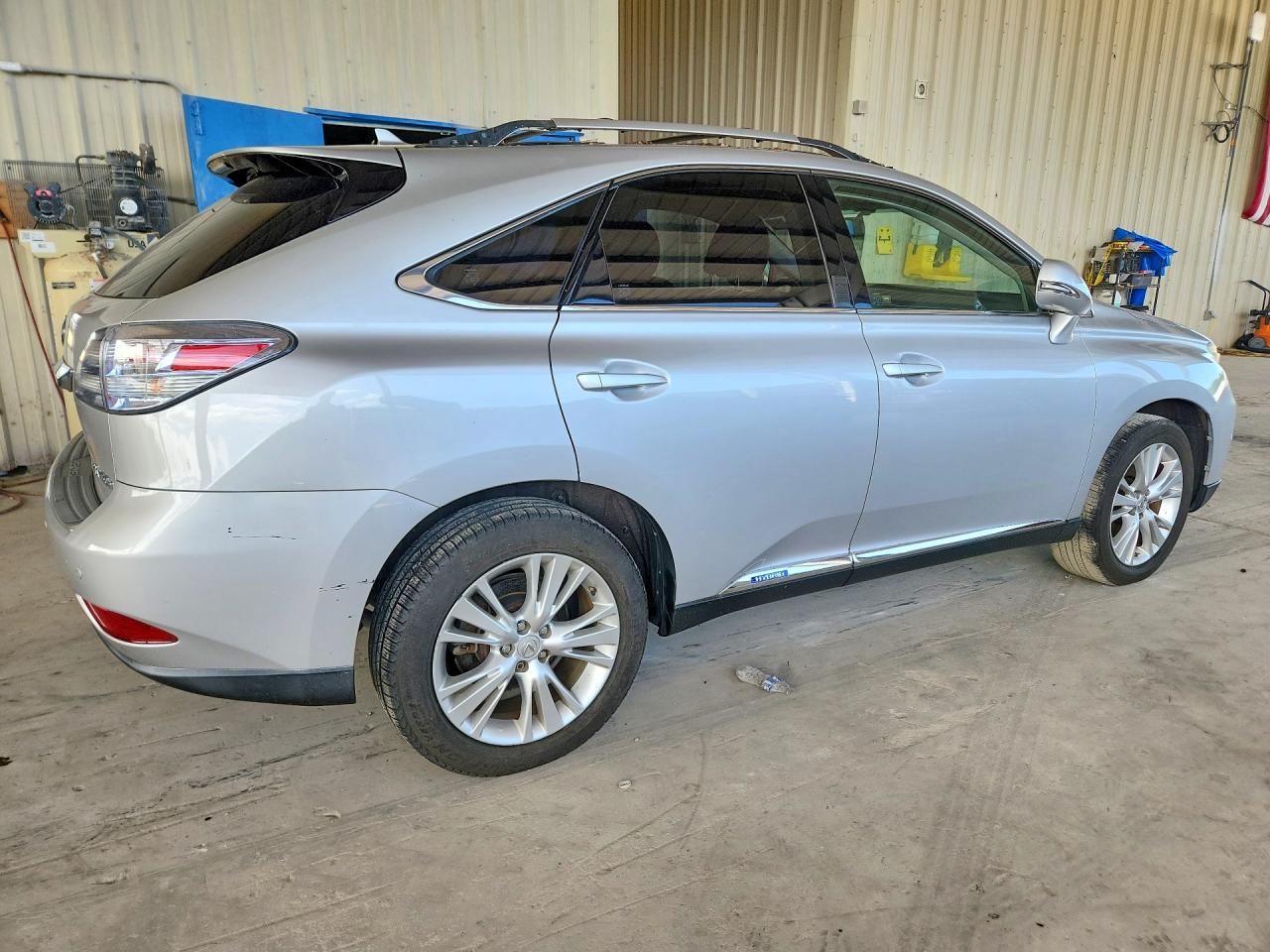 2010 Lexus Rx 450h Silver vin: JTJBC1BA4A2024977