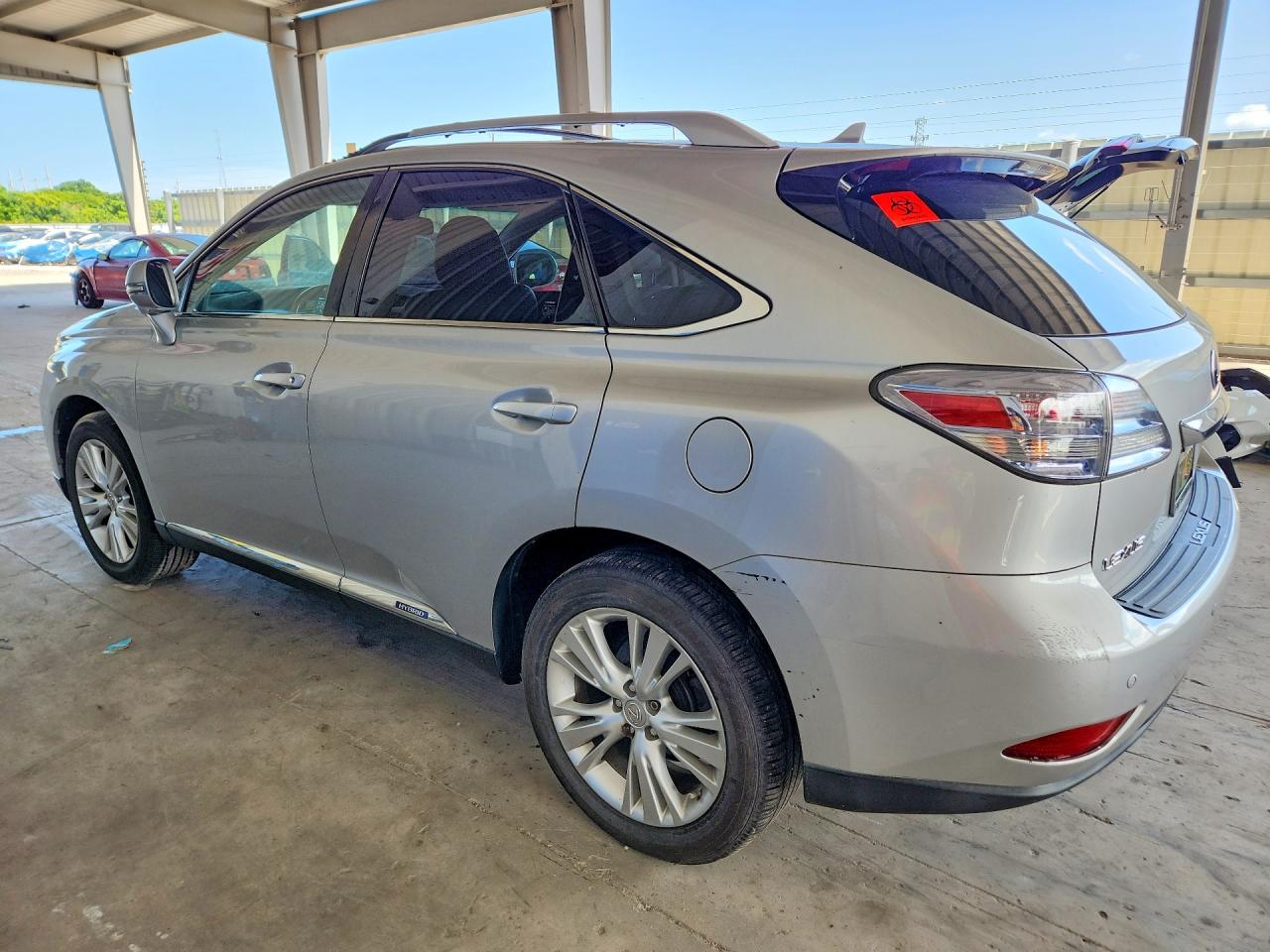2010 Lexus Rx 450h Silver vin: JTJBC1BA4A2024977