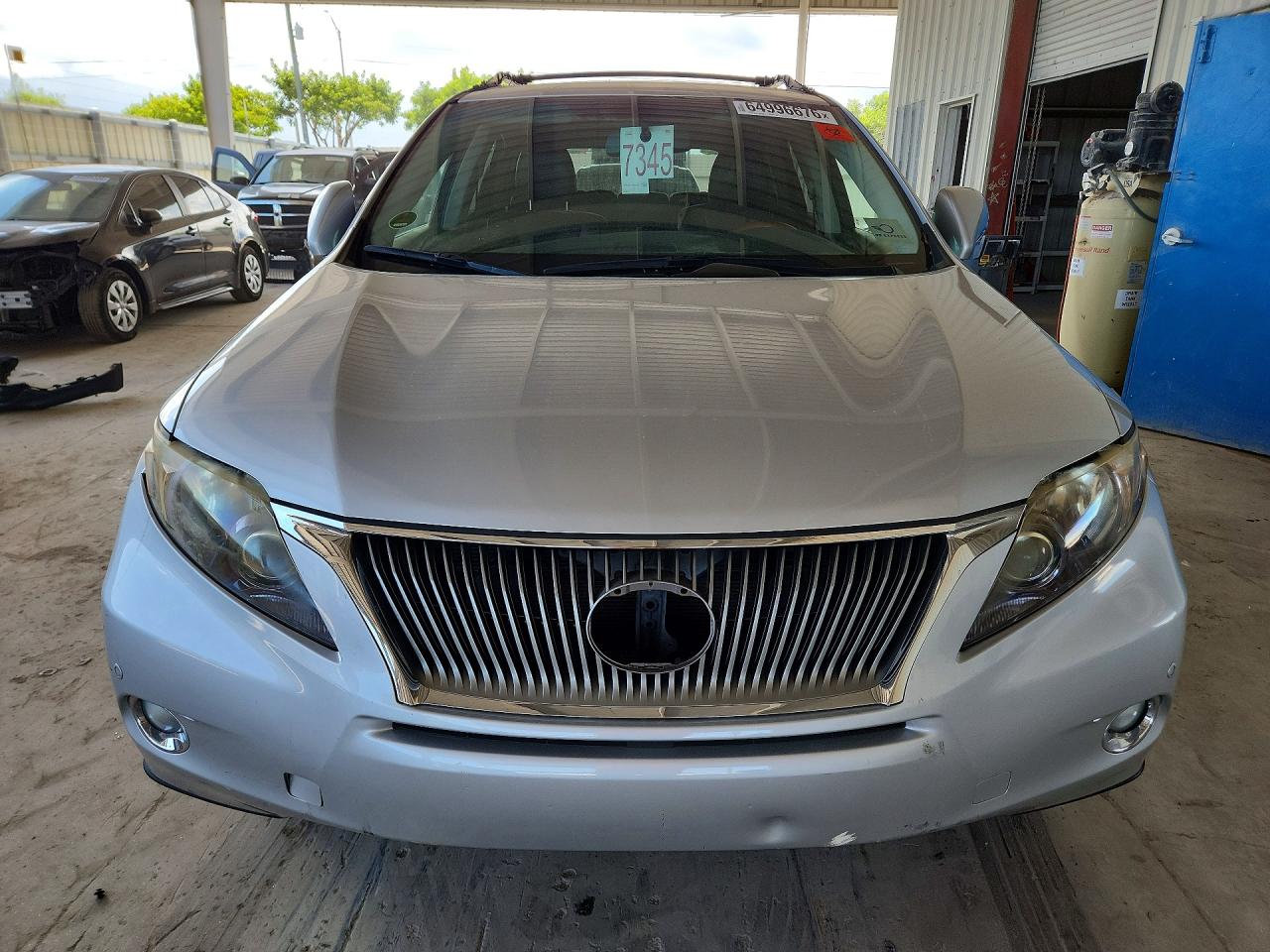 2010 Lexus Rx 450h Silver vin: JTJBC1BA4A2024977