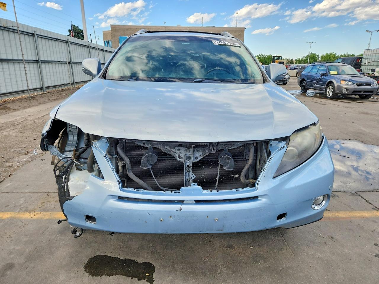 2011 Lexus Rx 450h Blue vin: JTJBC1BA4B2035589