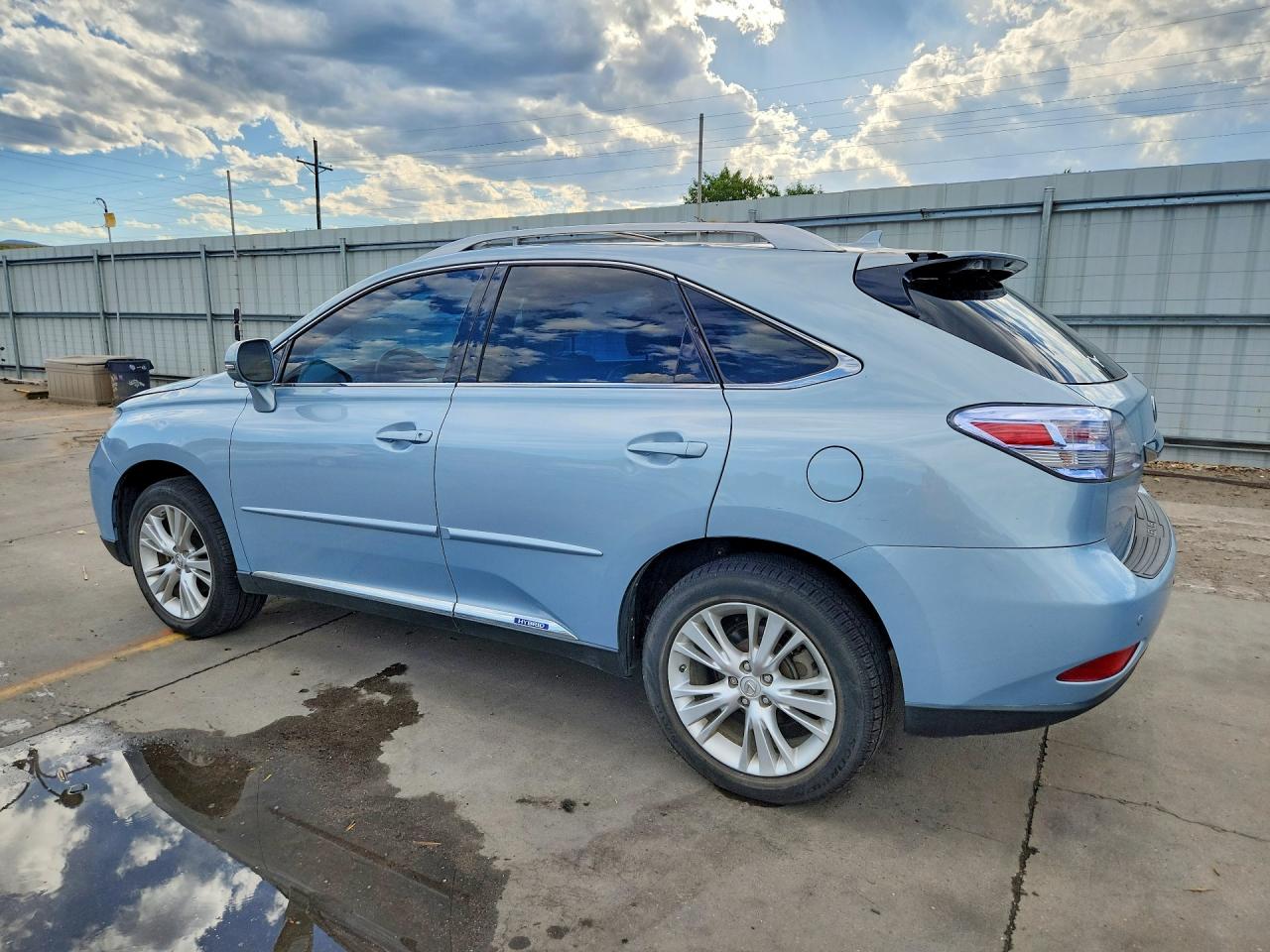 2011 Lexus Rx 450h Blue vin: JTJBC1BA4B2035589