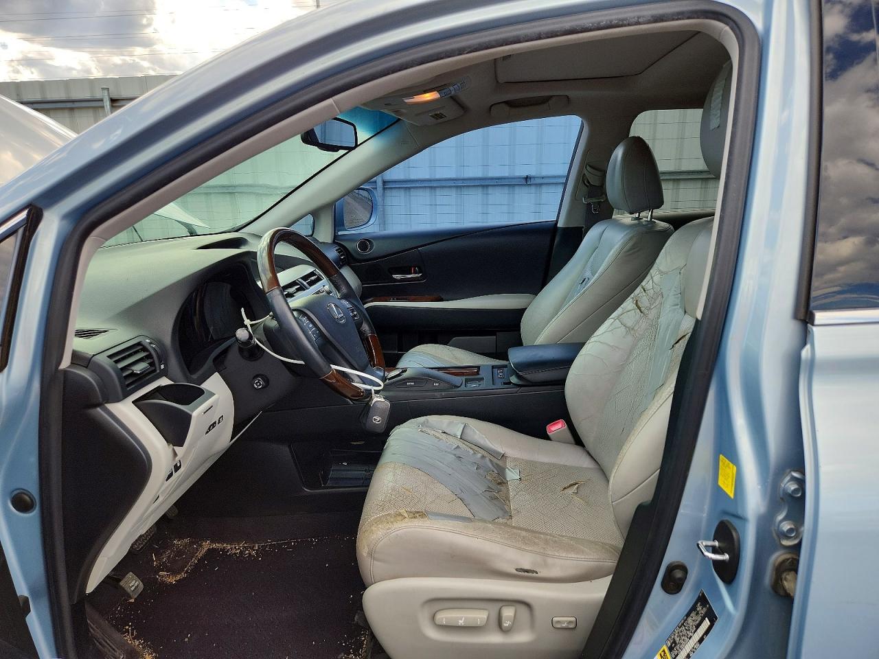 2011 Lexus Rx 450h Blue vin: JTJBC1BA4B2035589