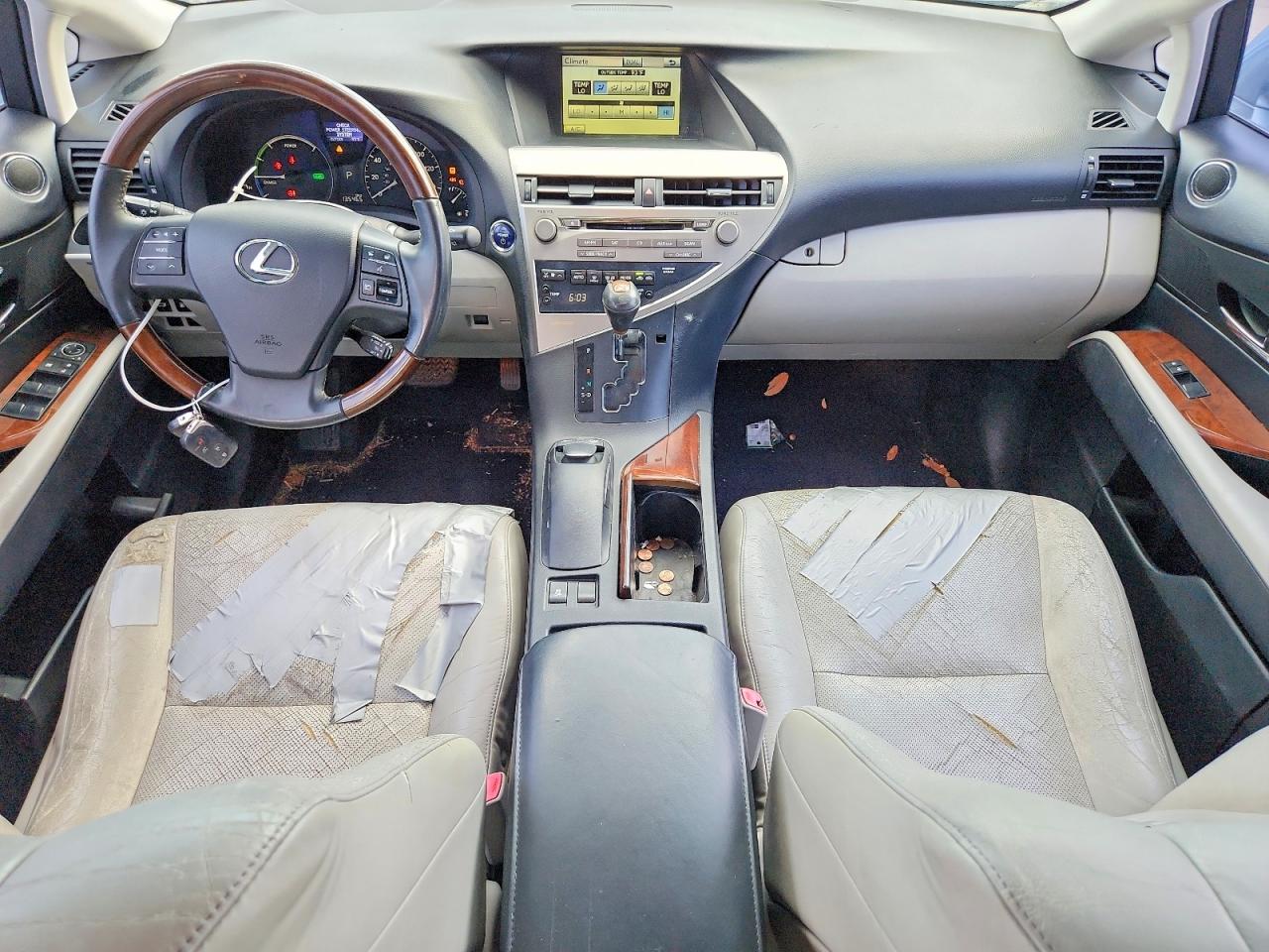 2011 Lexus Rx 450h Blue vin: JTJBC1BA4B2035589
