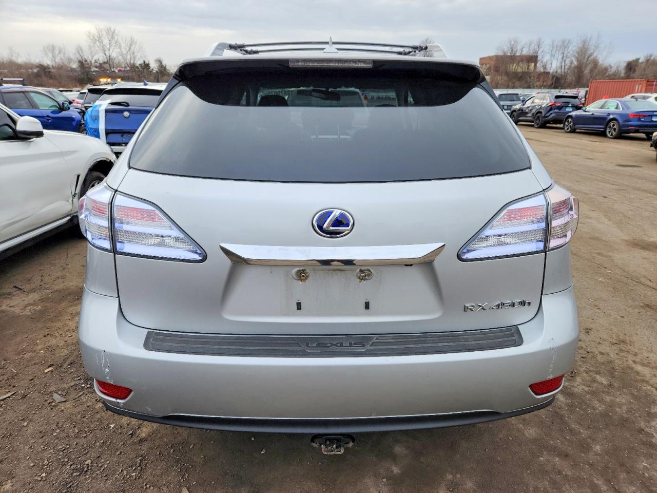 2011 Lexus Rx 450h Silver vin: JTJBC1BA4B2036869