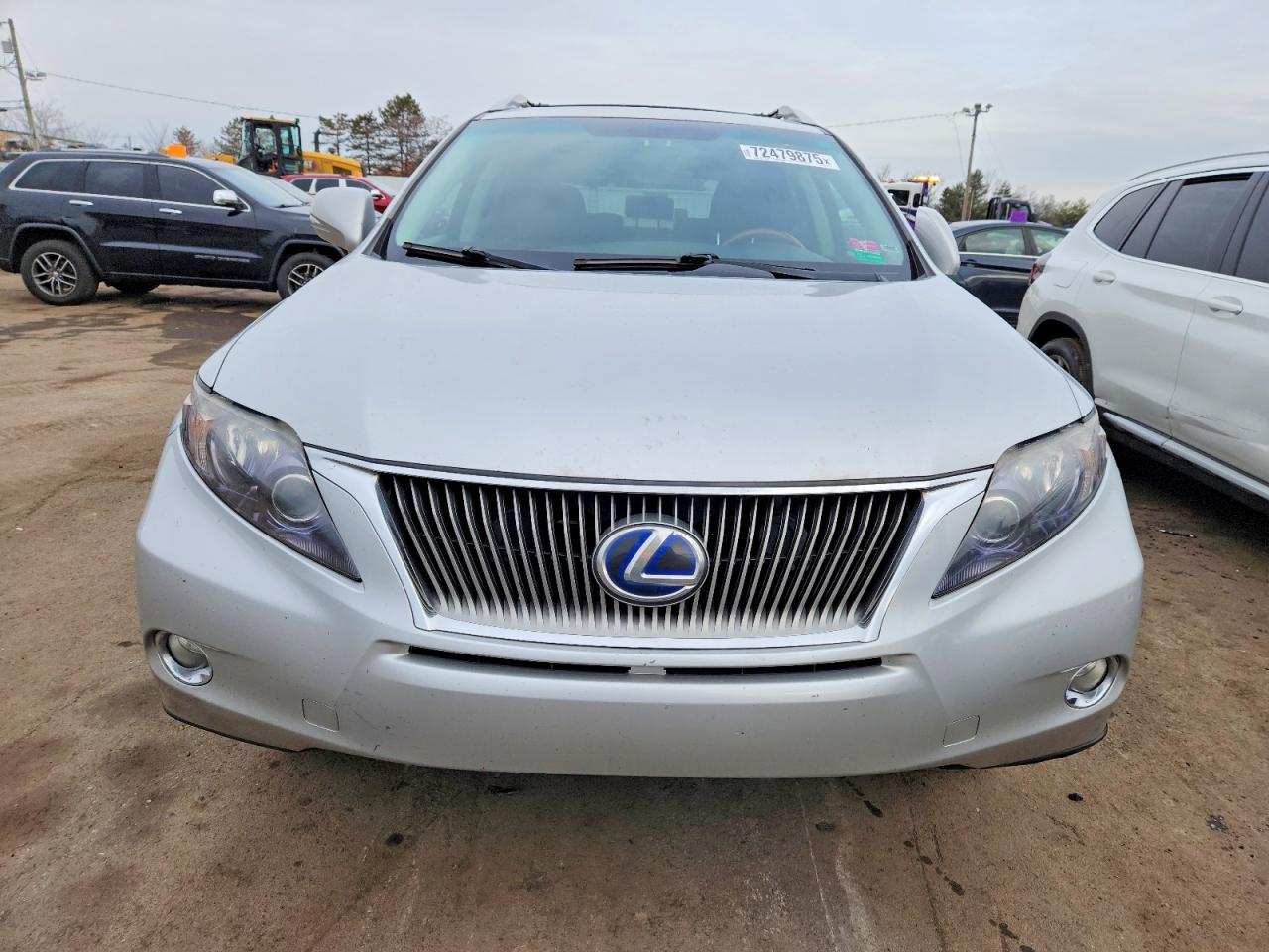 2011 Lexus Rx 450h Silver vin: JTJBC1BA4B2036869