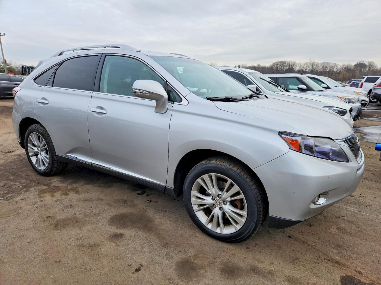 2011 Lexus Rx 450h Silver vin: JTJBC1BA4B2036869