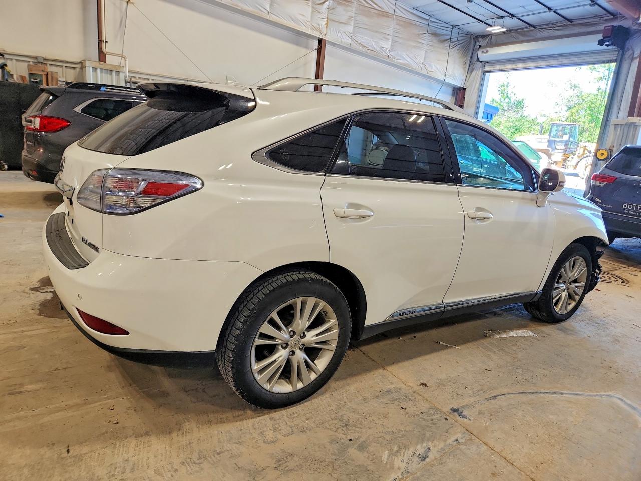 2011 Lexus Rx 450h White vin: JTJBC1BA4B2045488