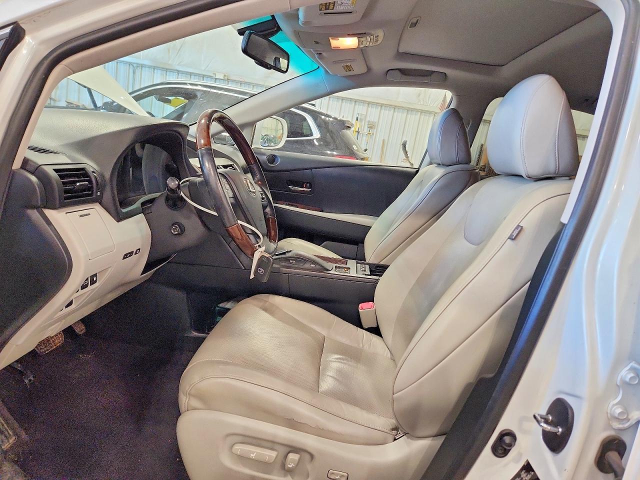 2011 Lexus Rx 450h White vin: JTJBC1BA4B2045488