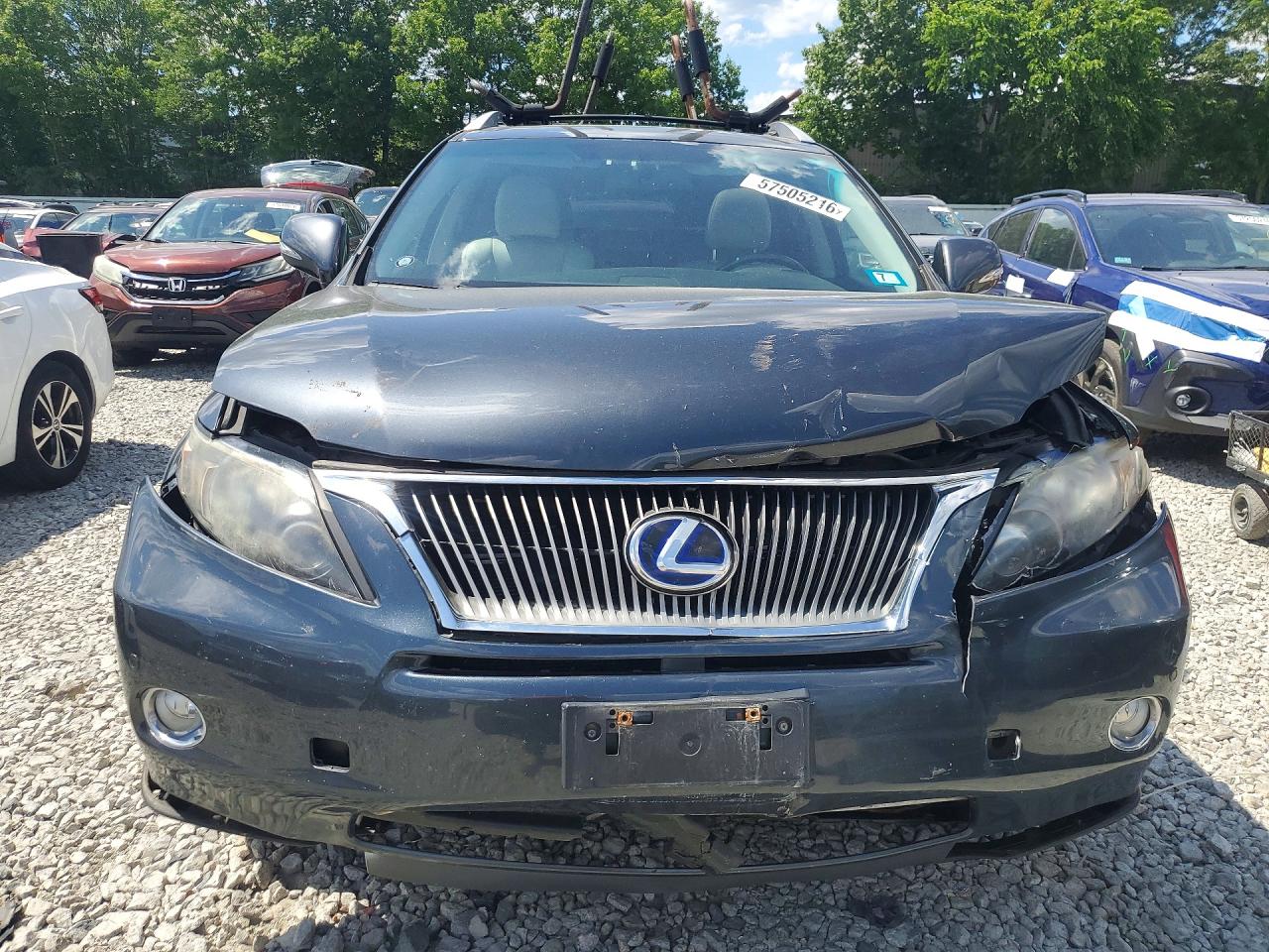 2011 Lexus Rx 450h Серый vin: JTJBC1BA4B2417962