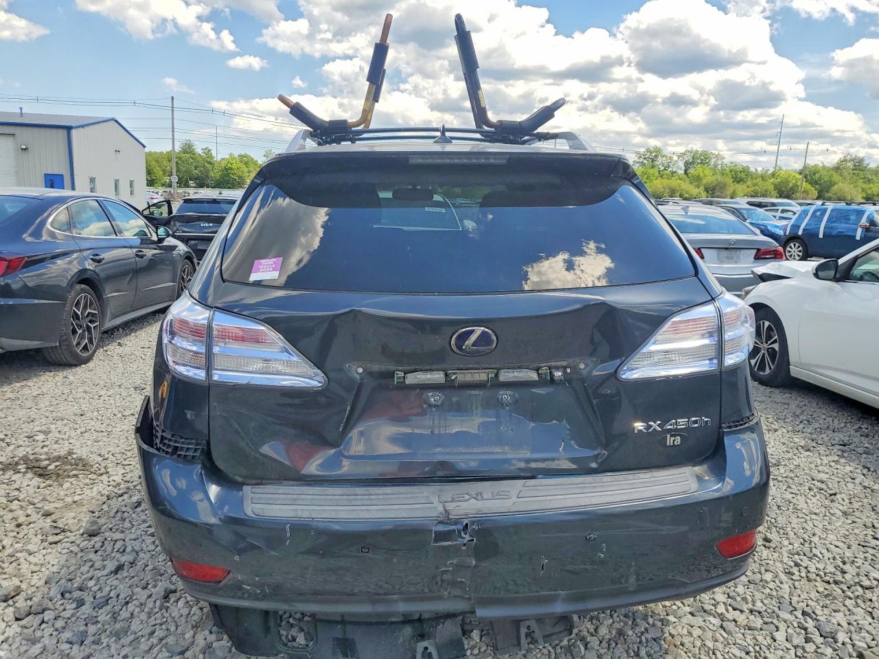2011 Lexus Rx 450h Серый vin: JTJBC1BA4B2417962