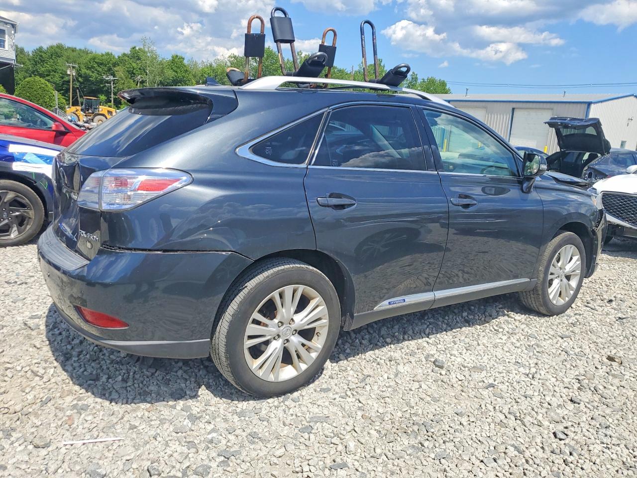 2011 Lexus Rx 450h Серый vin: JTJBC1BA4B2417962