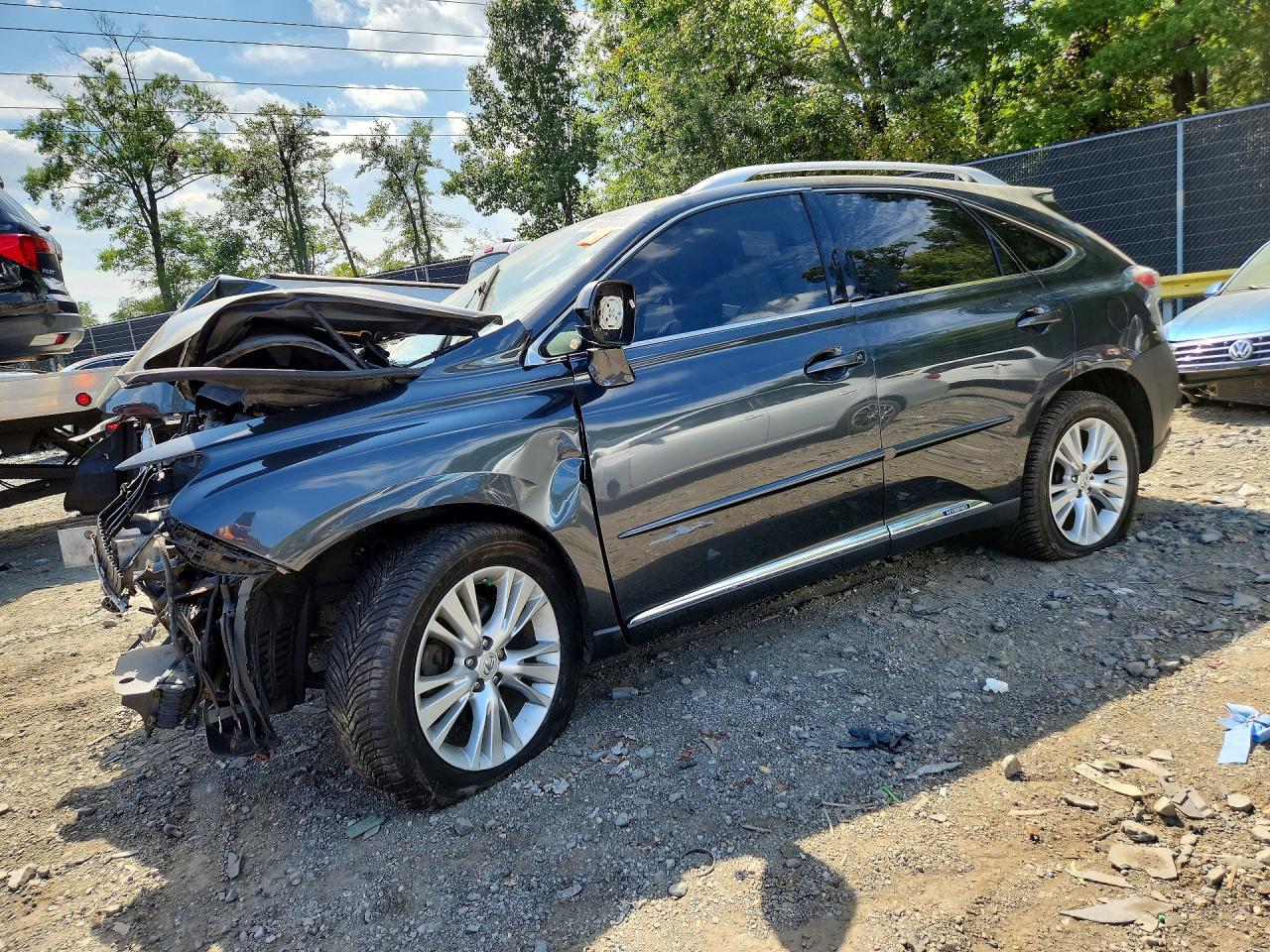 2011 Lexus Rx 450h Charcoal vin: JTJBC1BA4B2421722