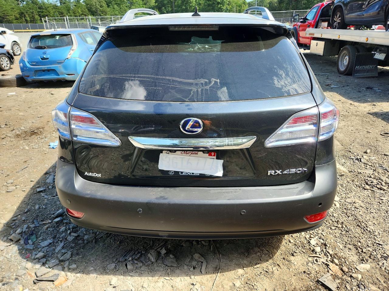 2011 Lexus Rx 450h Угольный vin: JTJBC1BA4B2421722