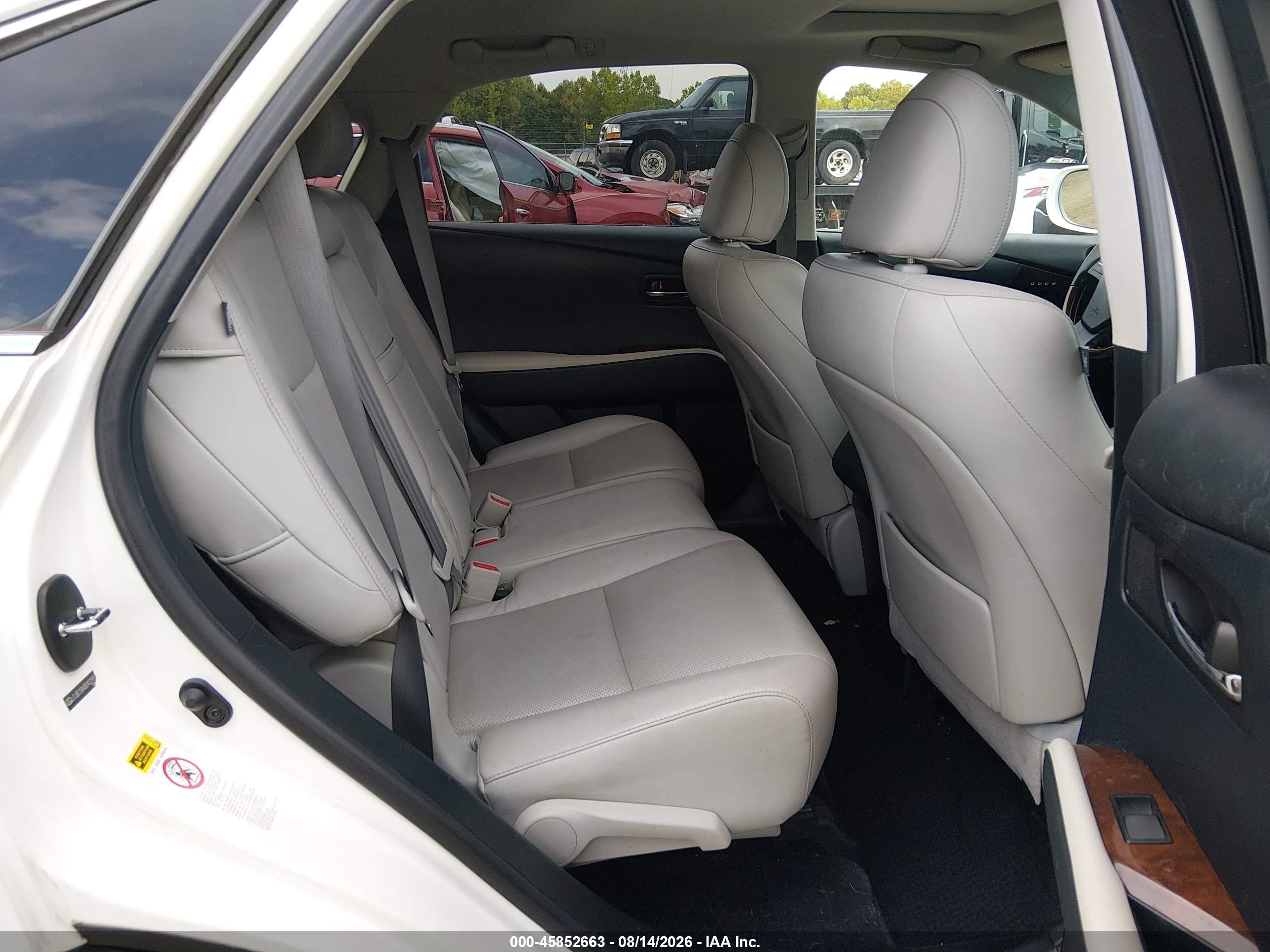 2011 Lexus Rx 450h   Белый vin: JTJBC1BA4B2422983