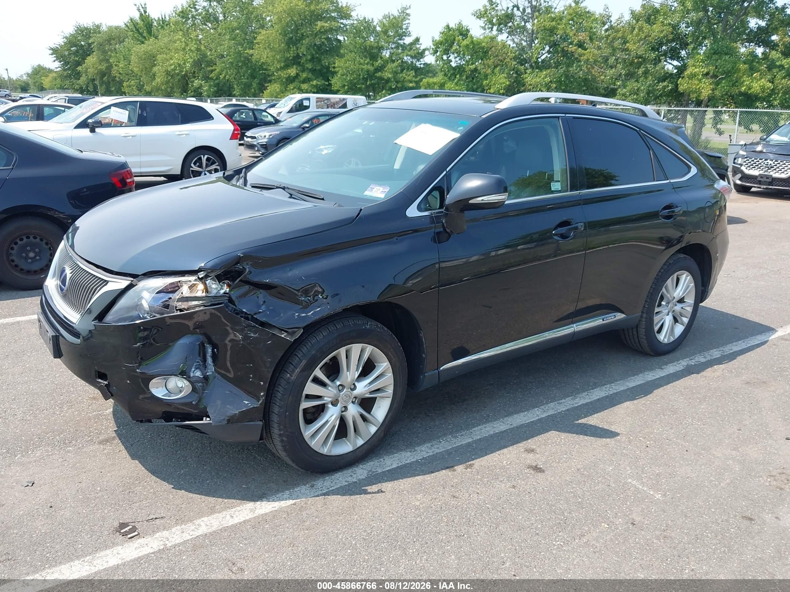 2012 Lexus Rx 450h Black vin: JTJBC1BA4C2425769