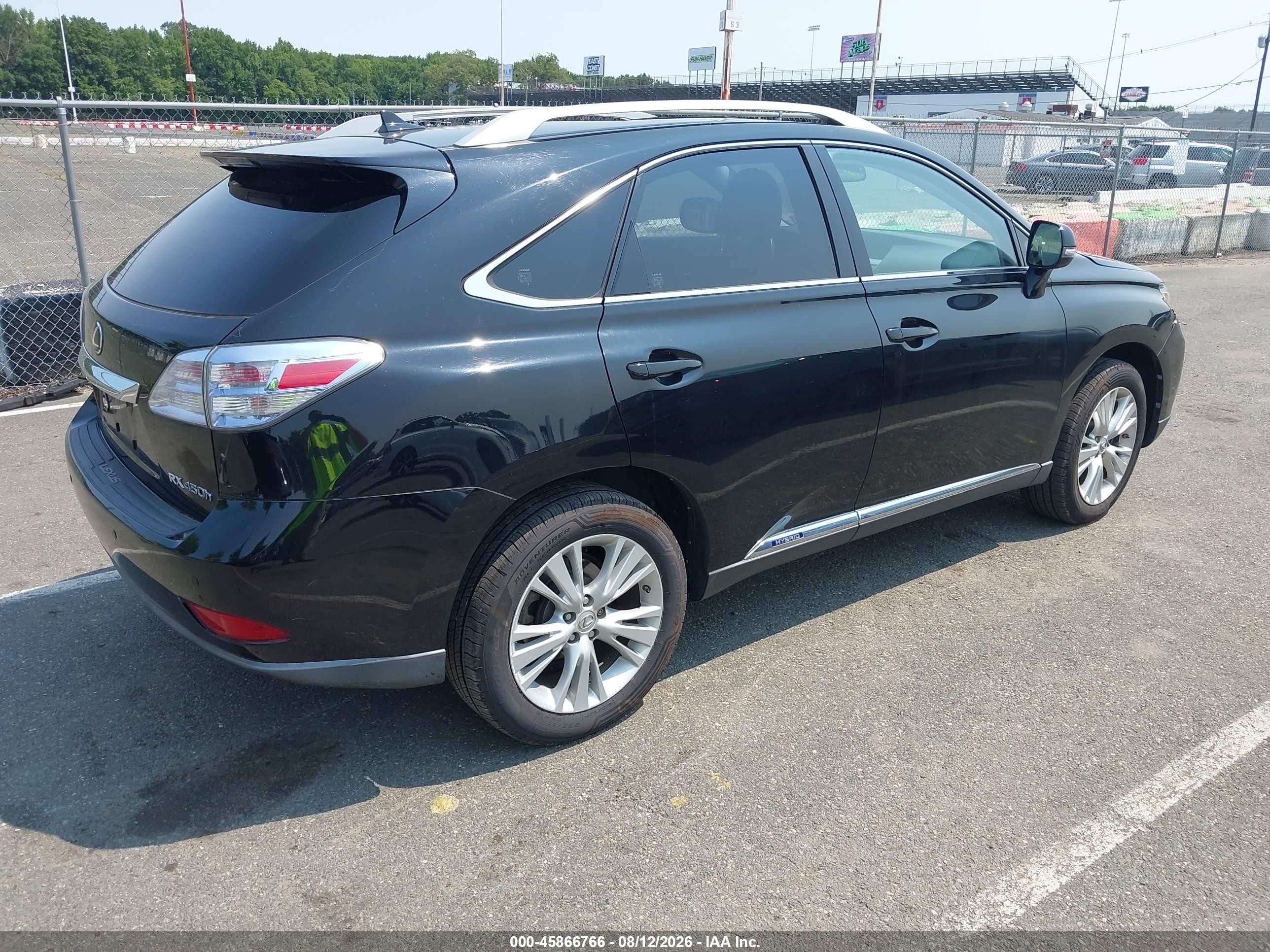 2012 Lexus Rx 450h Black vin: JTJBC1BA4C2425769